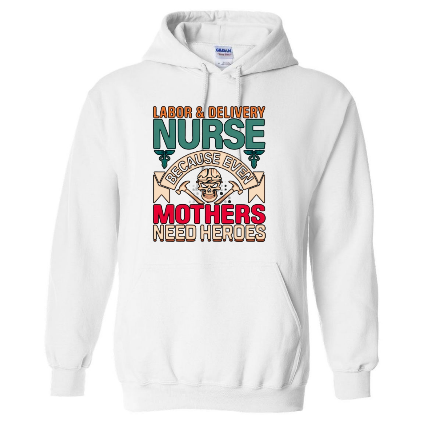 Mothers Need Heroes Hooded Sweatshirt