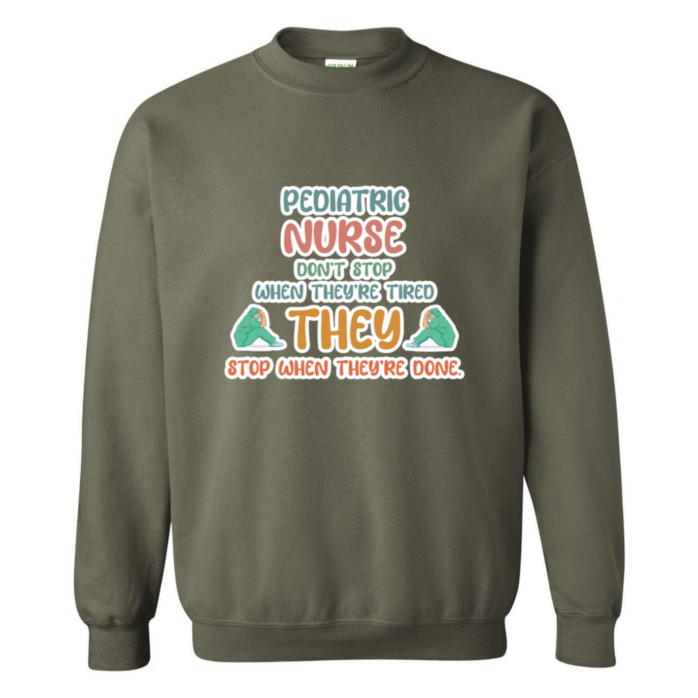 Don't Stop When Tired Crewneck Sweatshirt