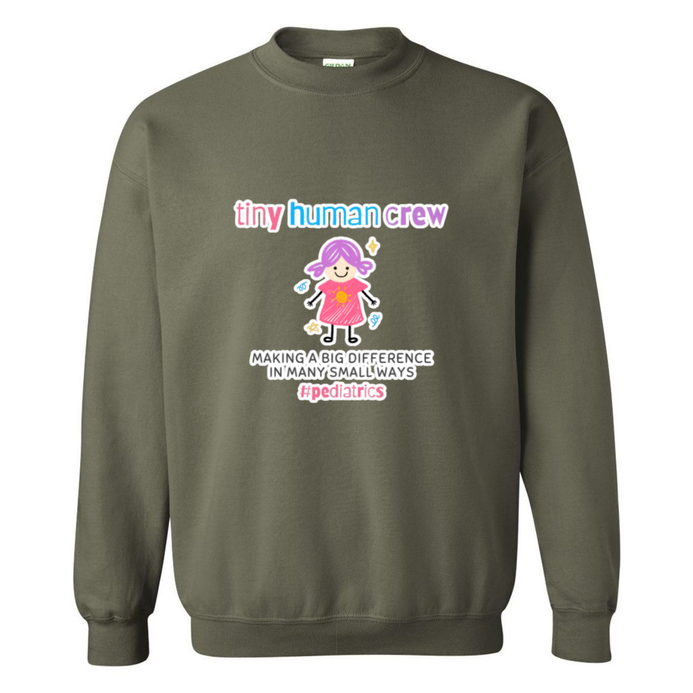 Tiny Human Crew Crewneck Sweatshirt
