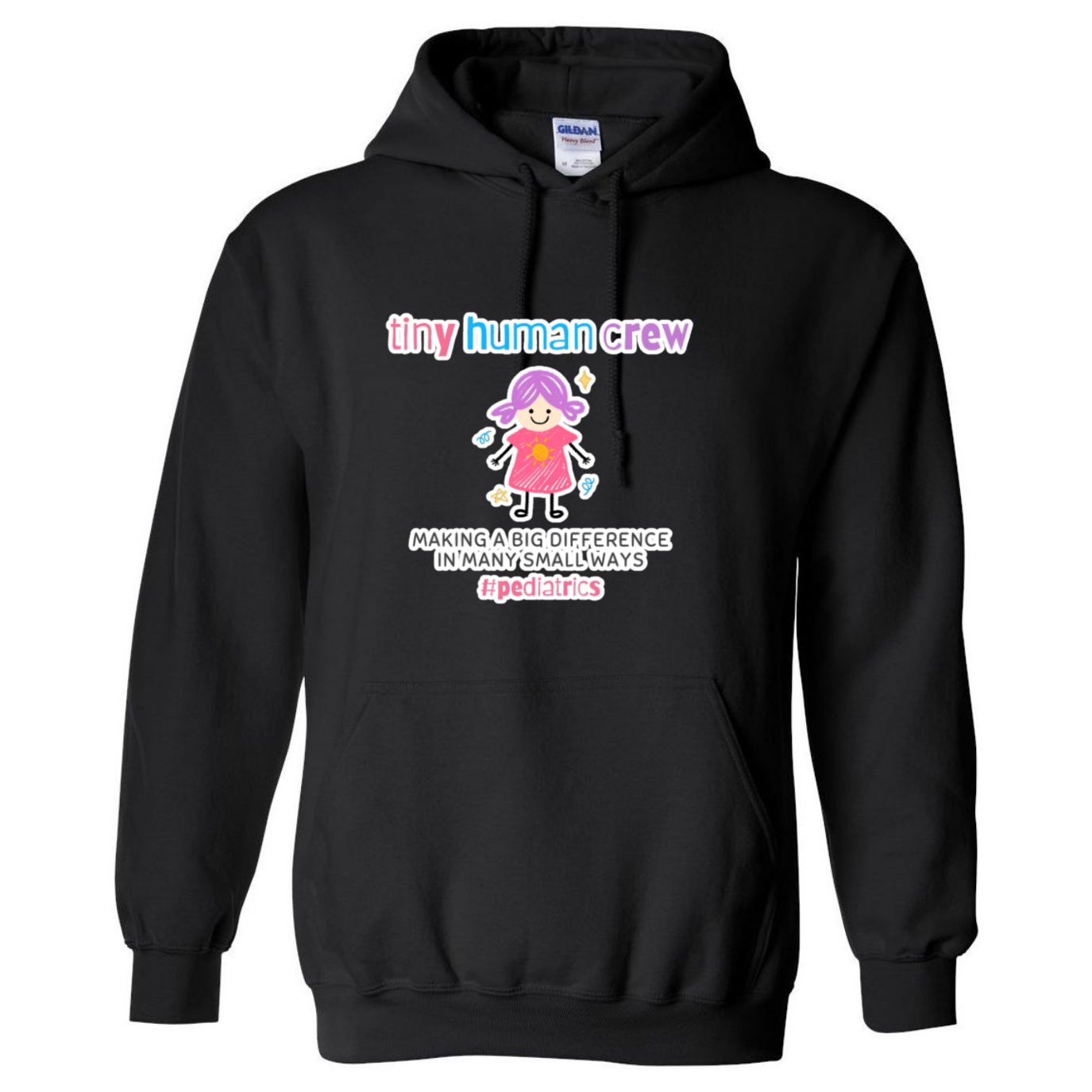 Tiny Human Crew Hooded Sweatshirt