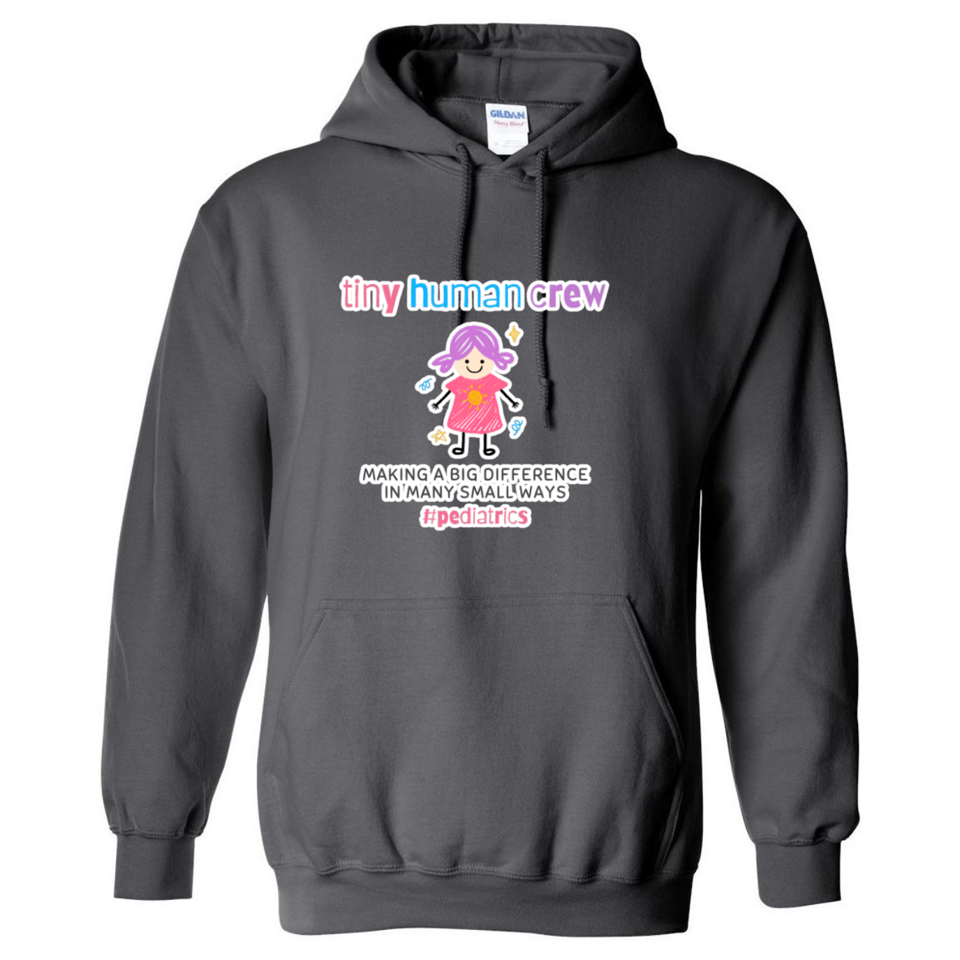 Tiny Human Crew Hooded Sweatshirt