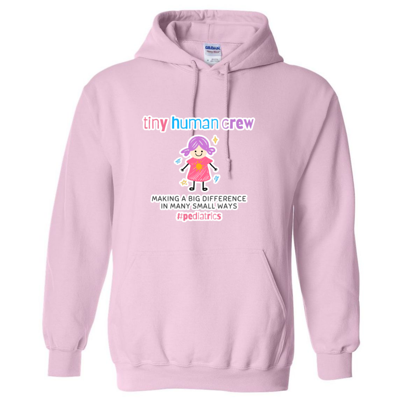 Tiny Human Crew Hooded Sweatshirt