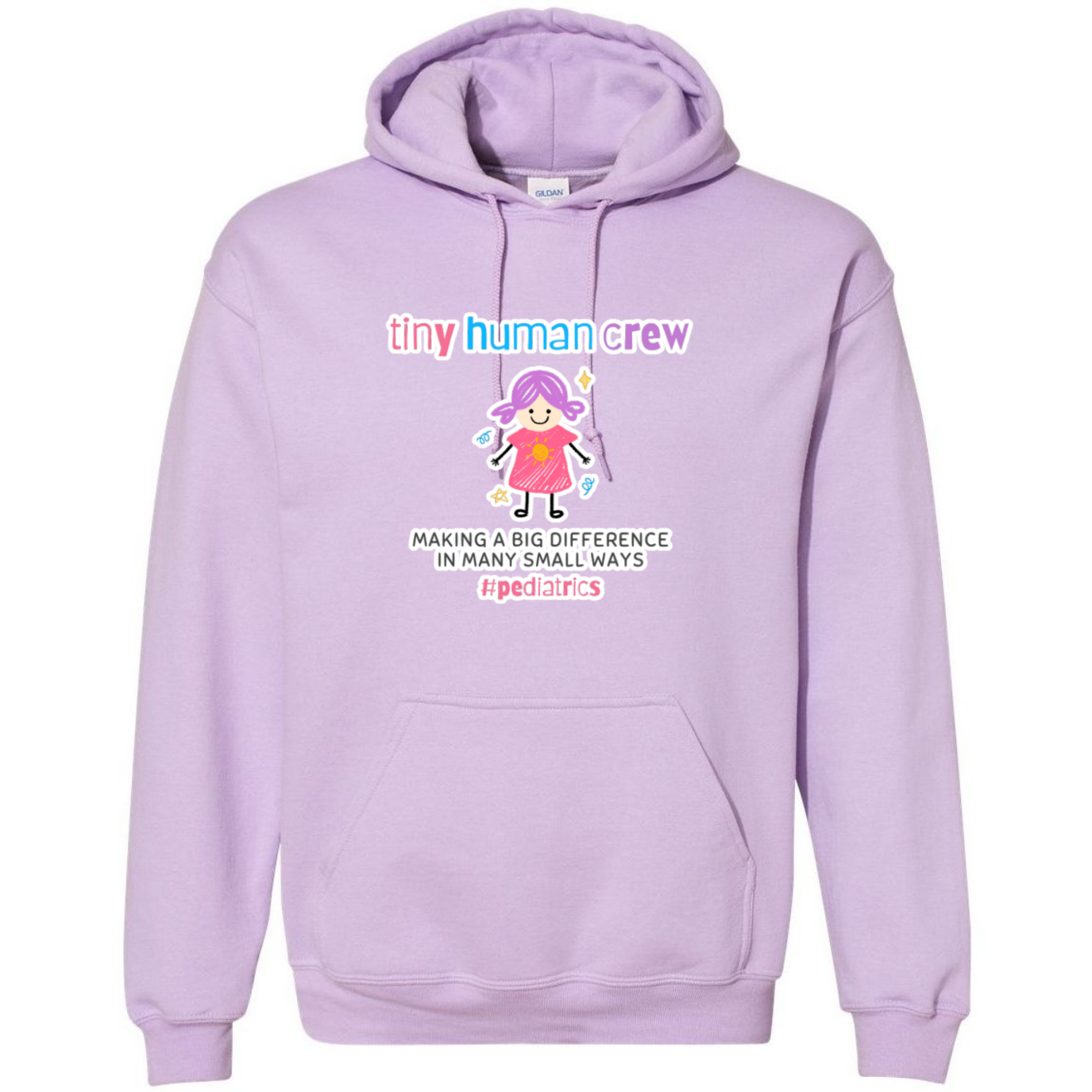 Tiny Human Crew Hooded Sweatshirt