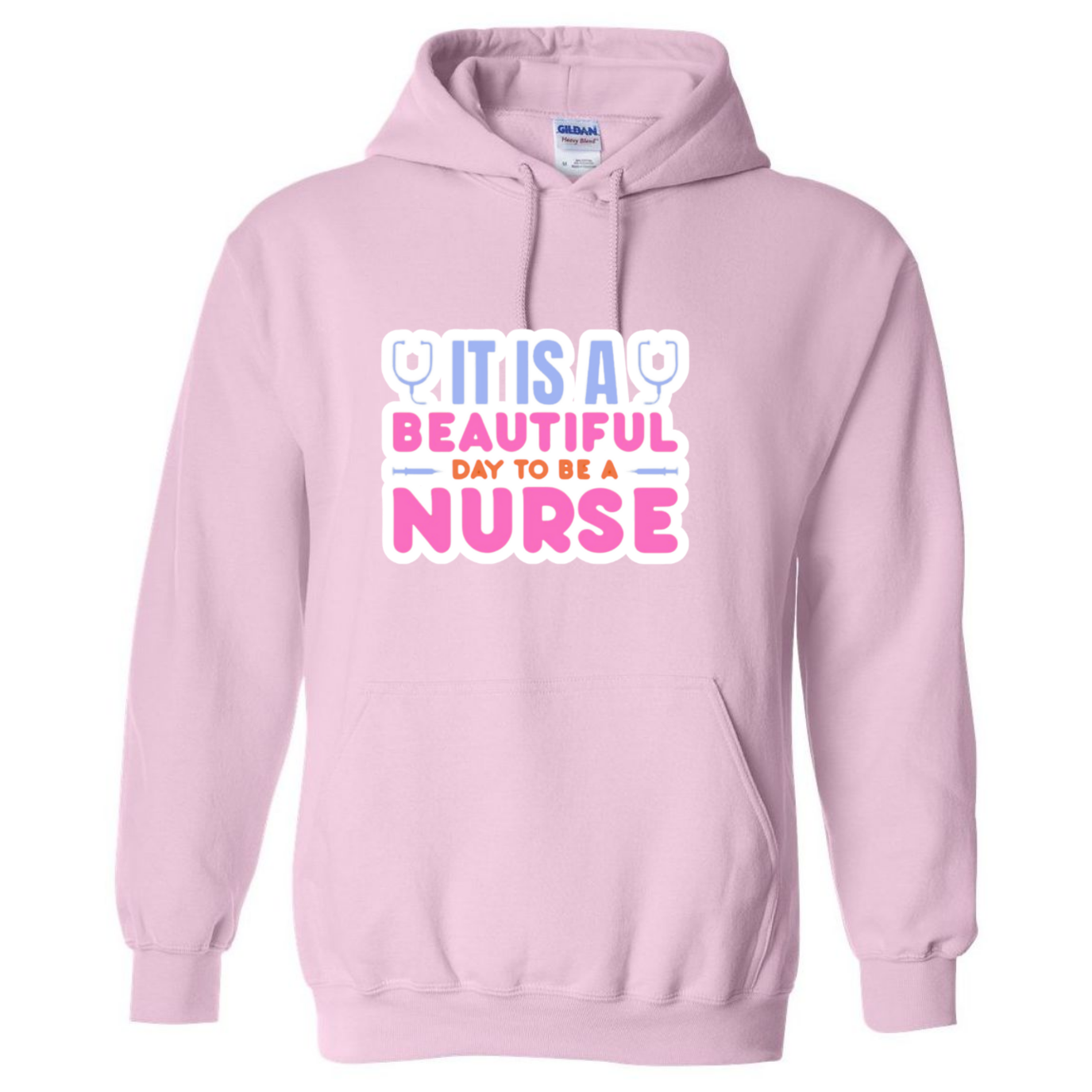 Beautiful Day to be A Nurse Hooded Sweatshirt