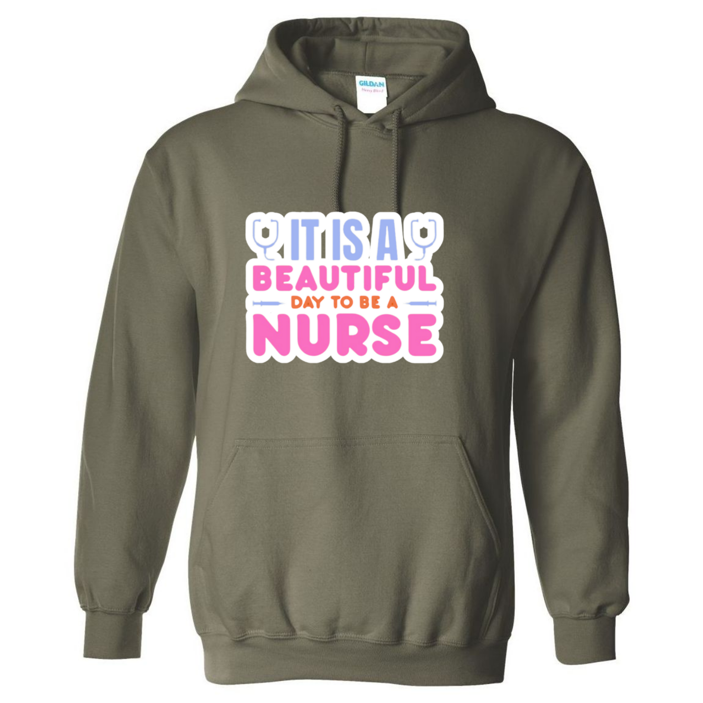 Beautiful Day to be A Nurse Hooded Sweatshirt