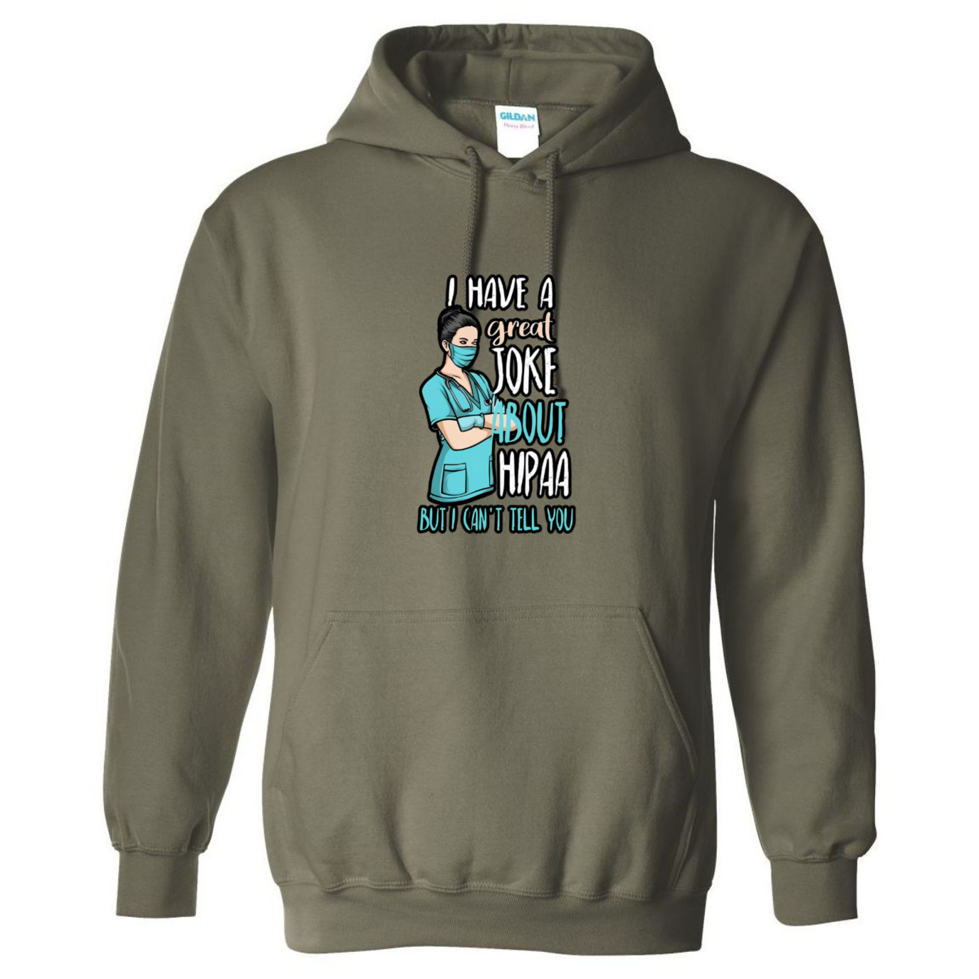 HIPAA Joke Hooded Sweatshirt