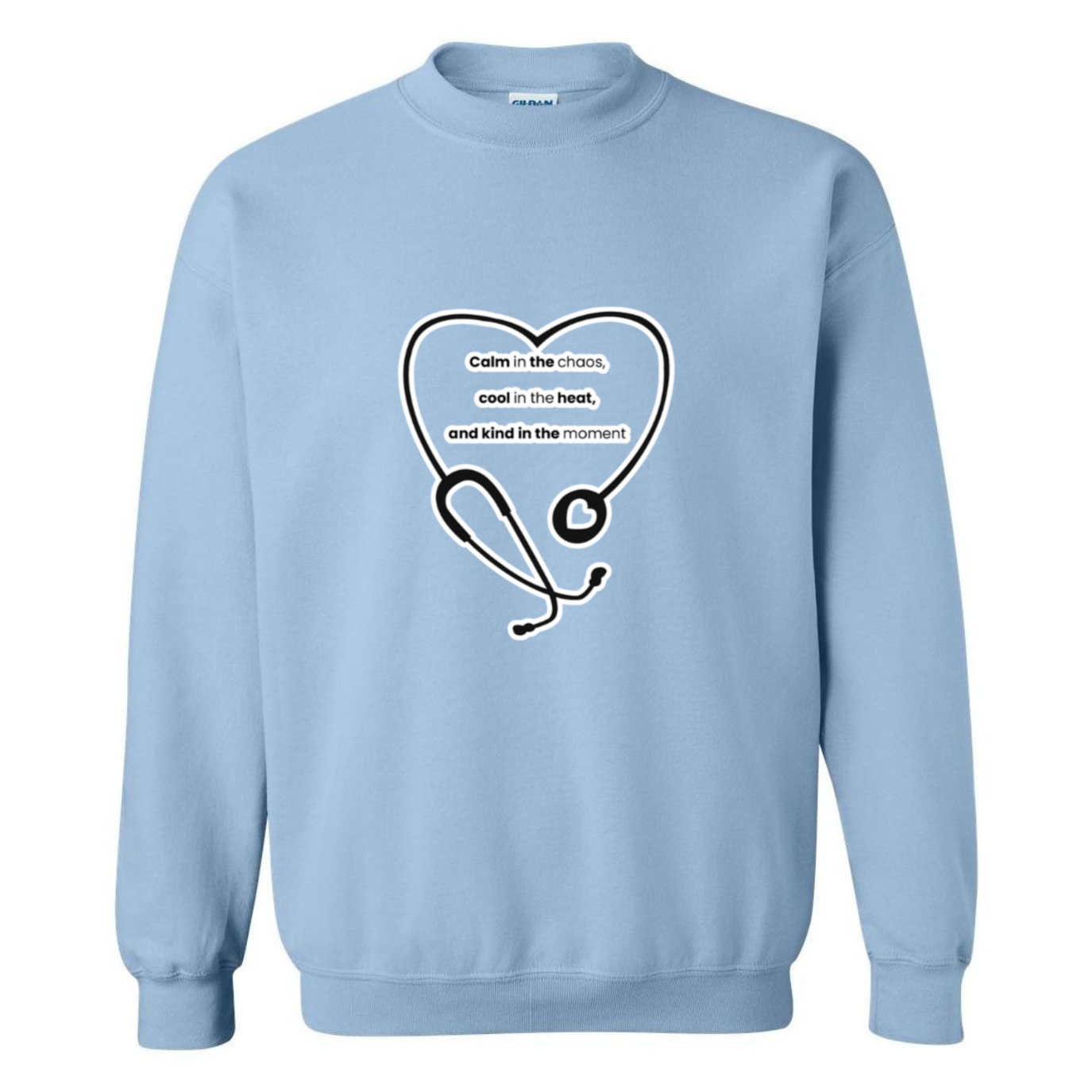 Calm, Cool, Kind Nurse Crewneck Sweatshirt