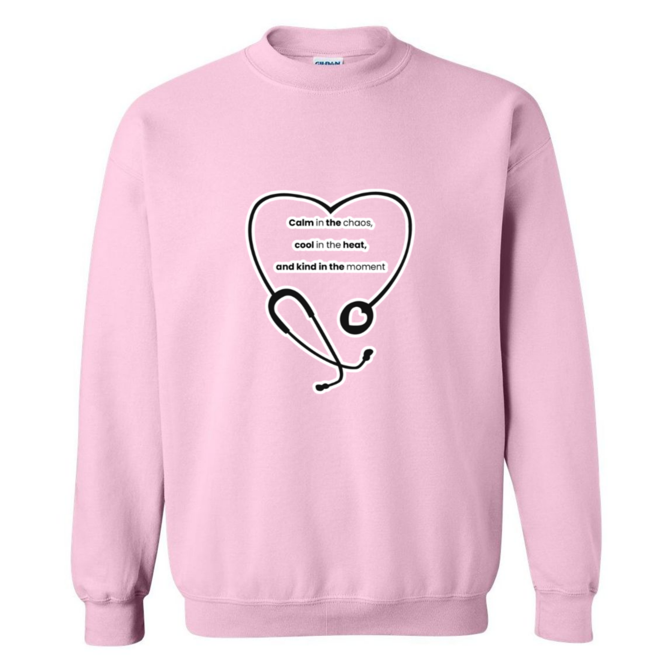 Calm, Cool, Kind Nurse Crewneck Sweatshirt