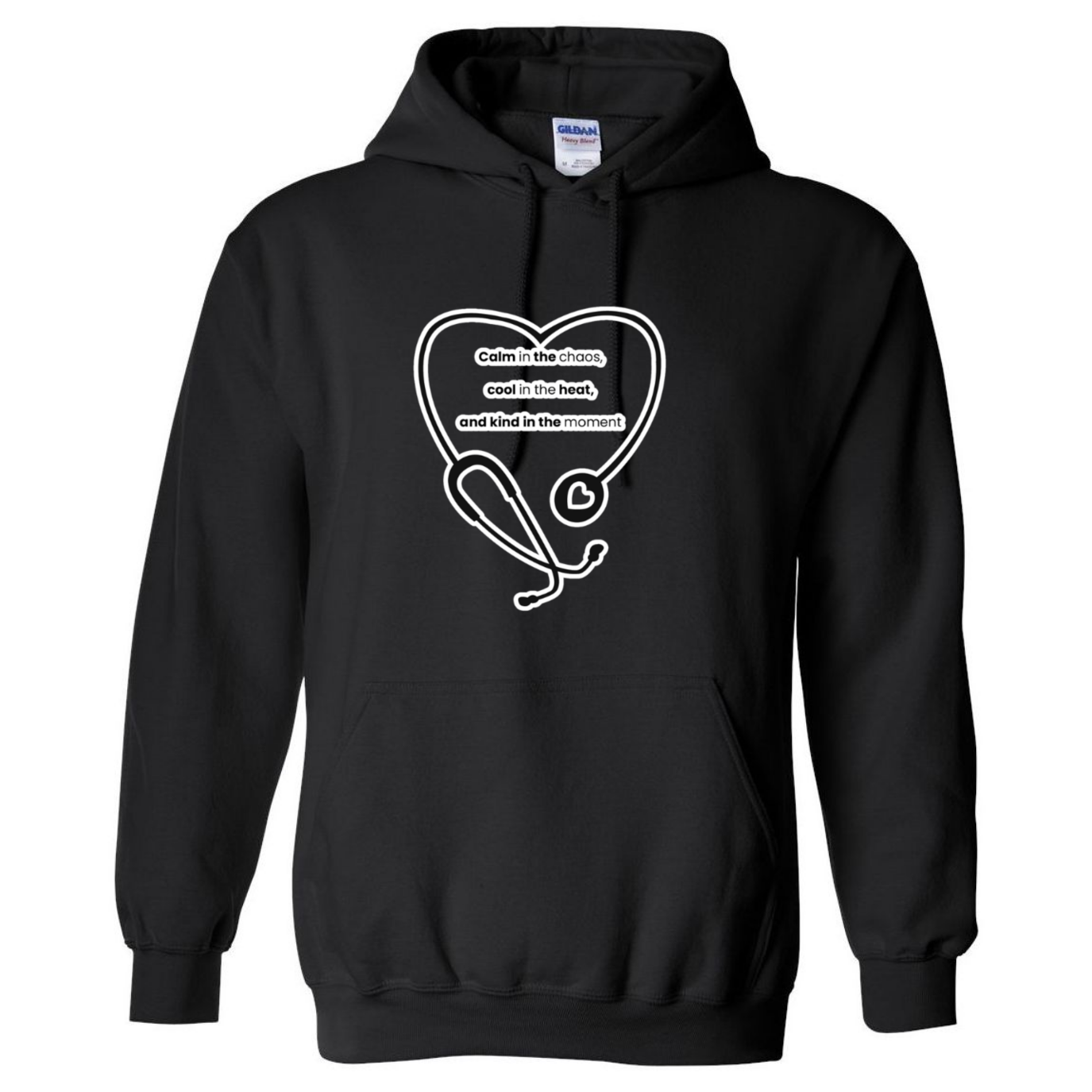 Calm, Cool, Kind Nurse Hooded Sweatshirt