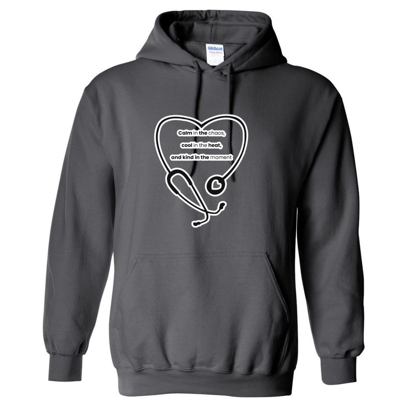 Calm, Cool, Kind Nurse Hooded Sweatshirt