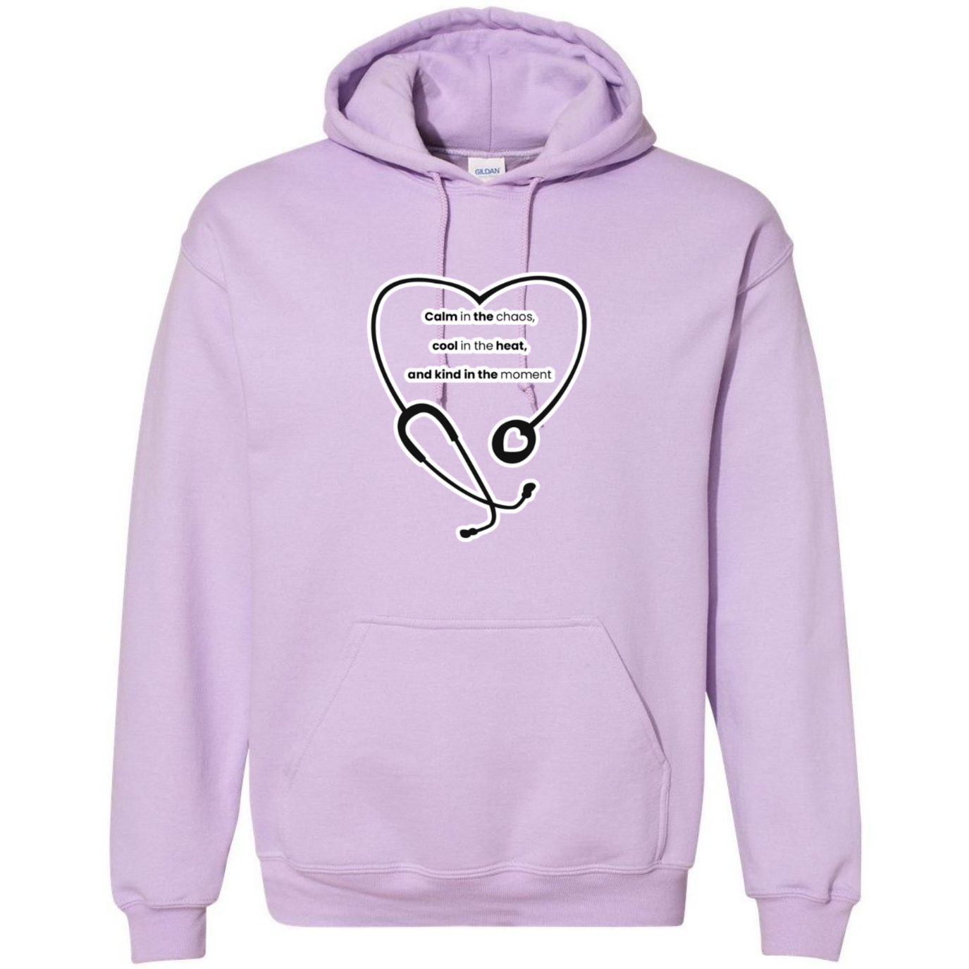 Calm, Cool, Kind Nurse Hooded Sweatshirt