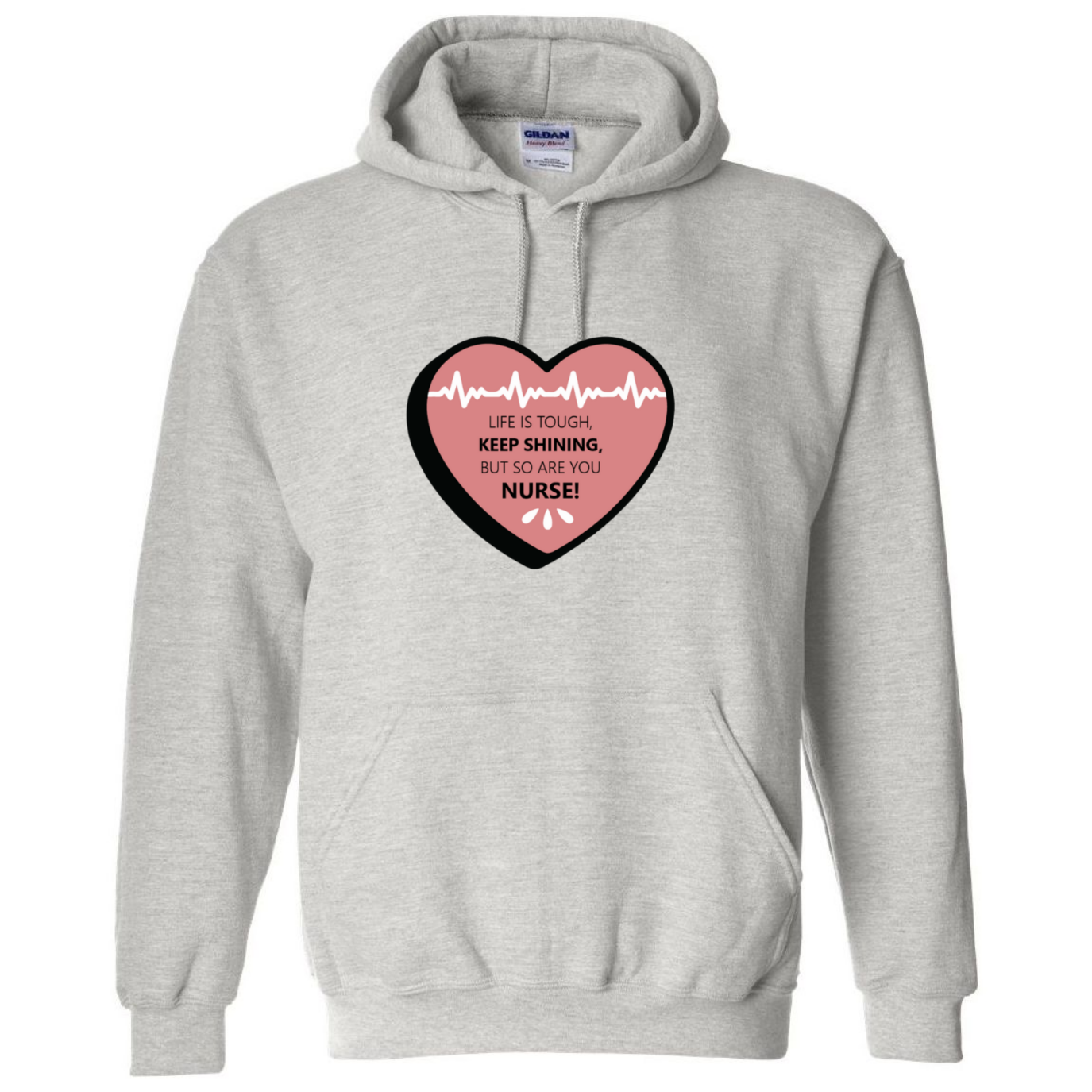 Keep Shining Nurse Hooded Sweatshirt