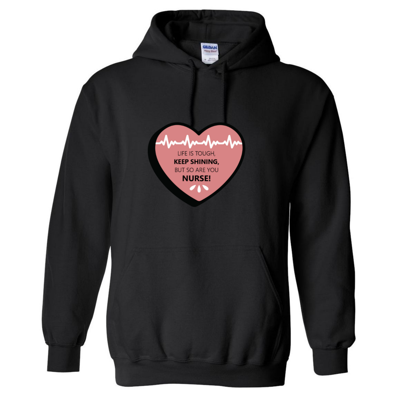 Keep Shining Nurse Hooded Sweatshirt