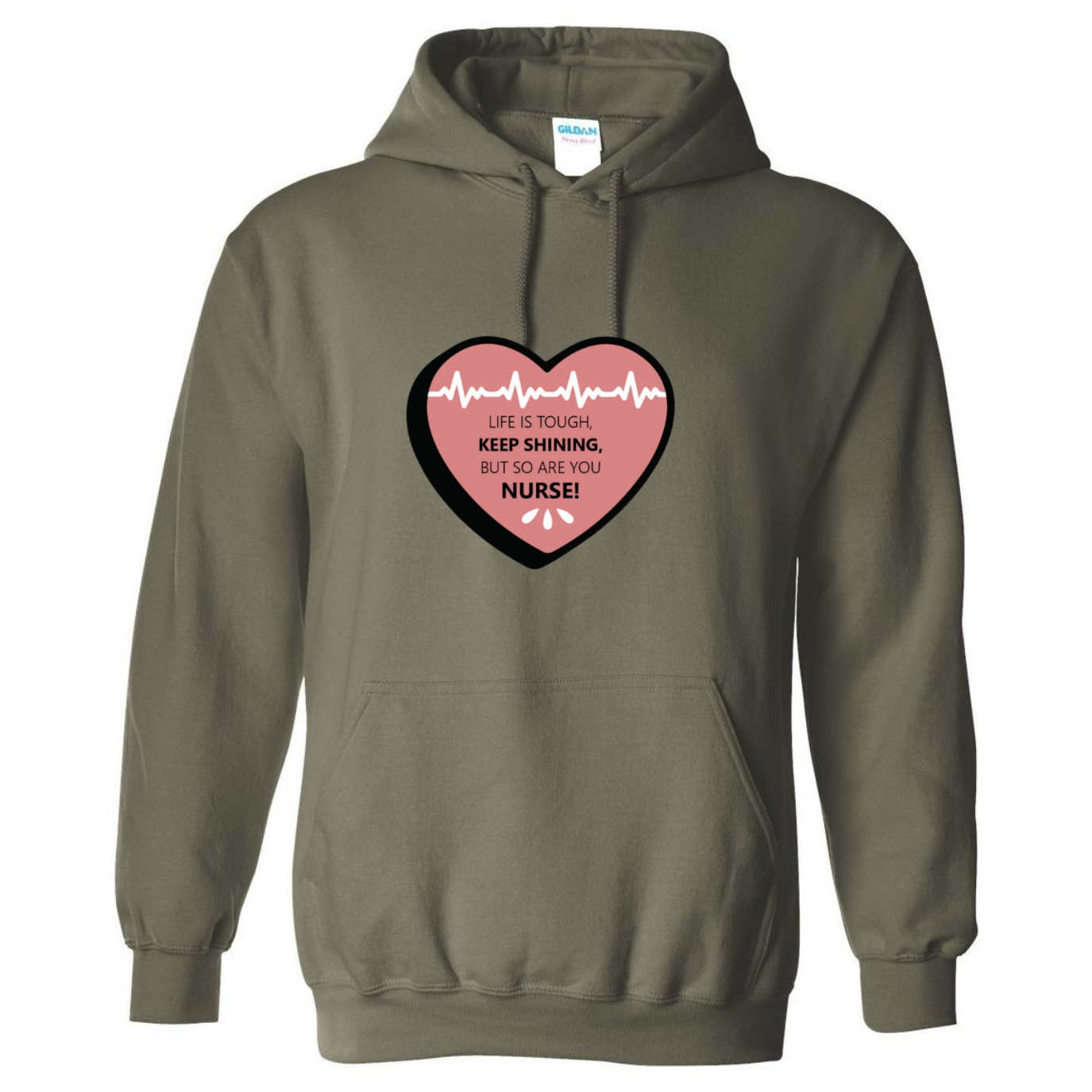 Keep Shining Nurse Hooded Sweatshirt