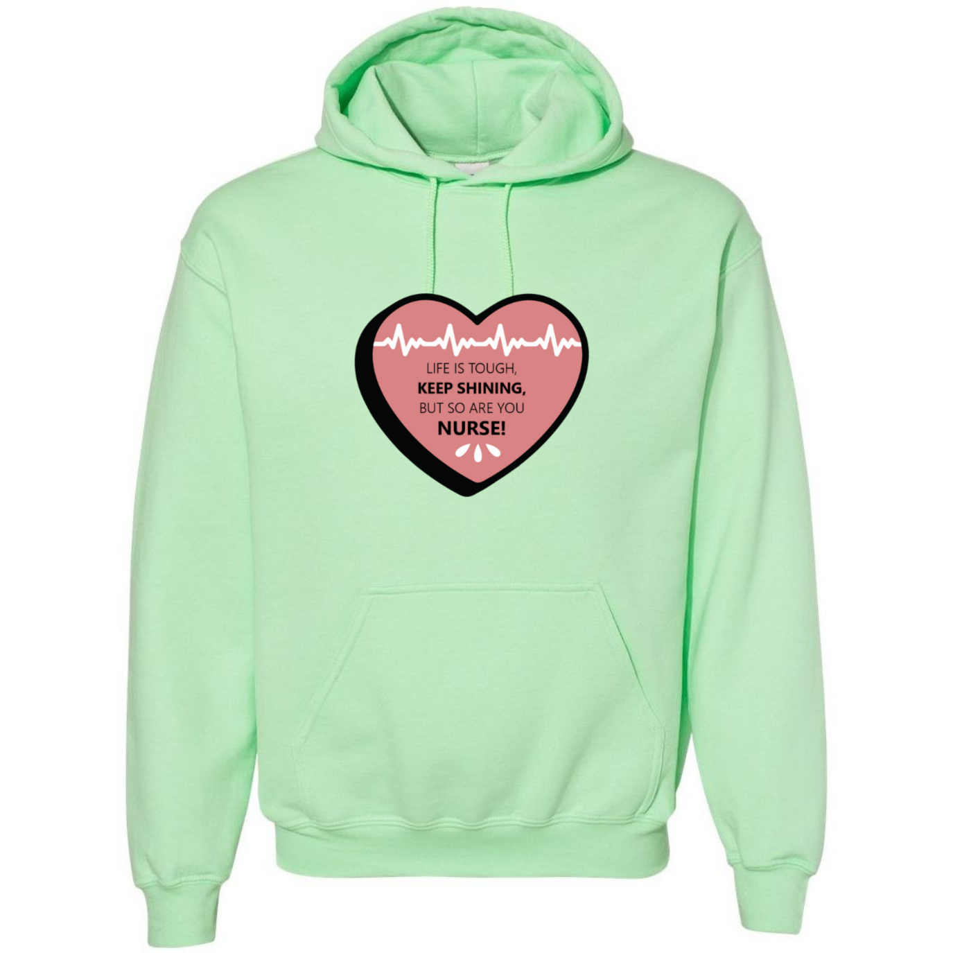 Keep Shining Nurse Hooded Sweatshirt