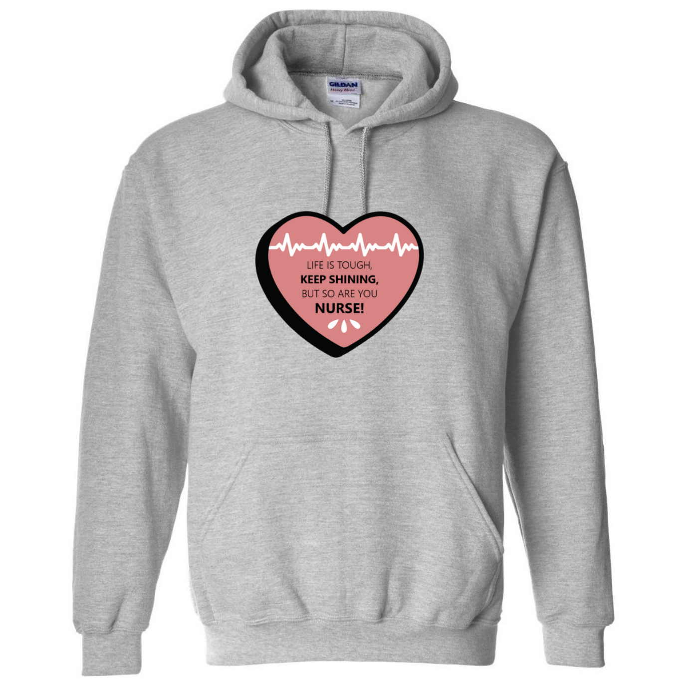 Keep Shining Nurse Hooded Sweatshirt