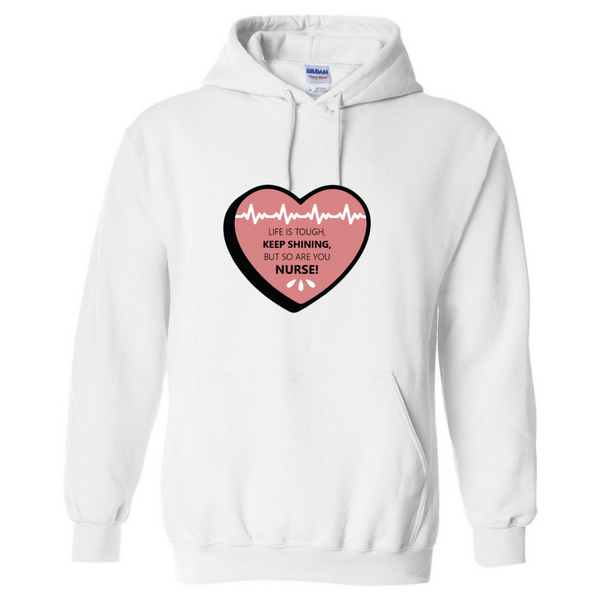 Keep Shining Nurse Hooded Sweatshirt