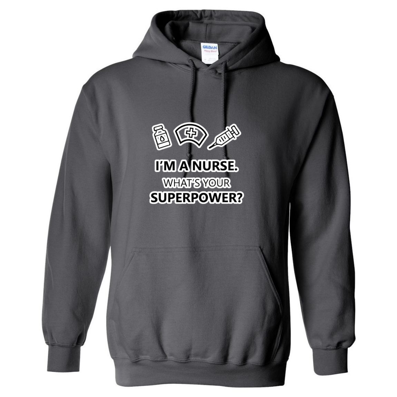 Nurse Superpower Hooded Sweatshirt