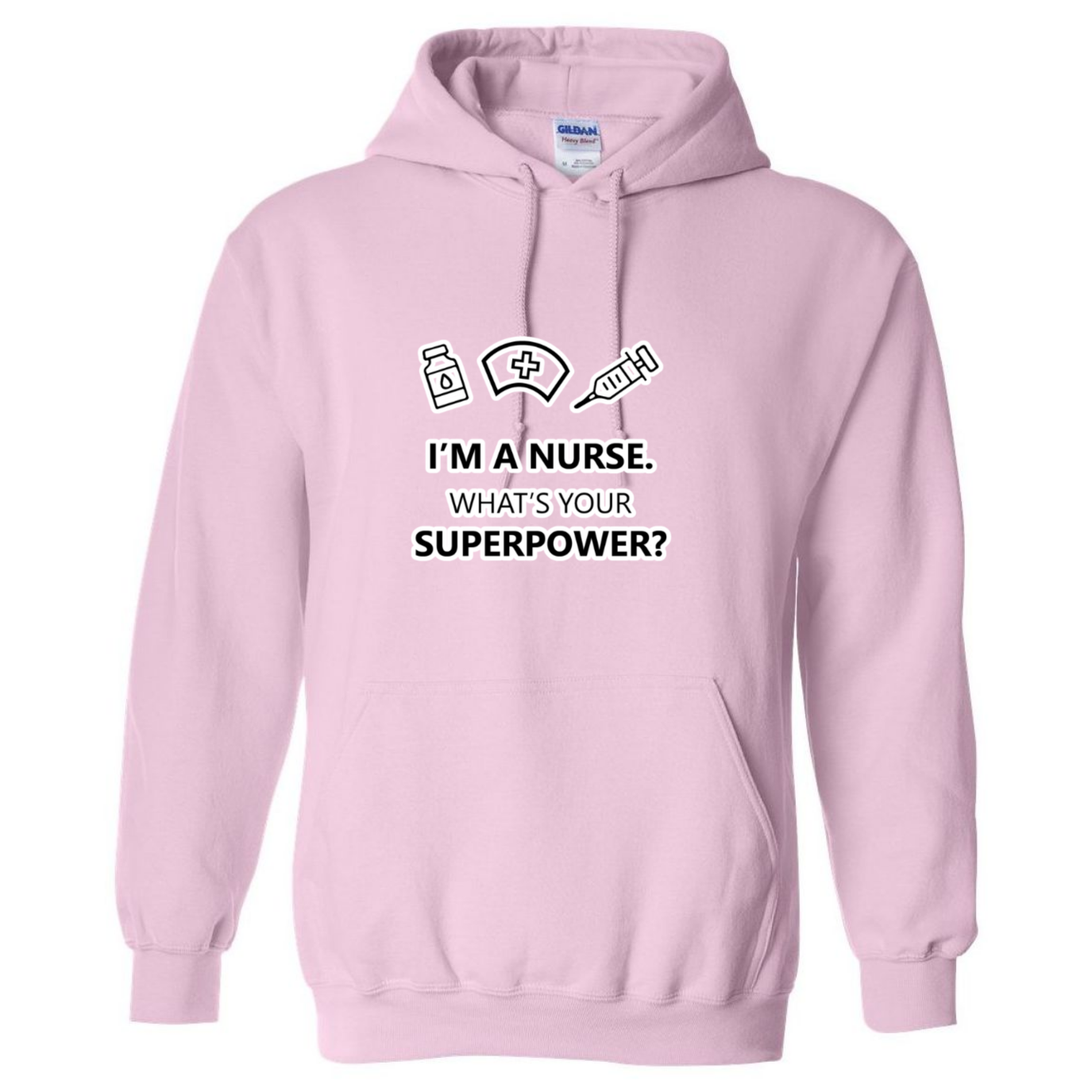 Nurse Superpower Hooded Sweatshirt