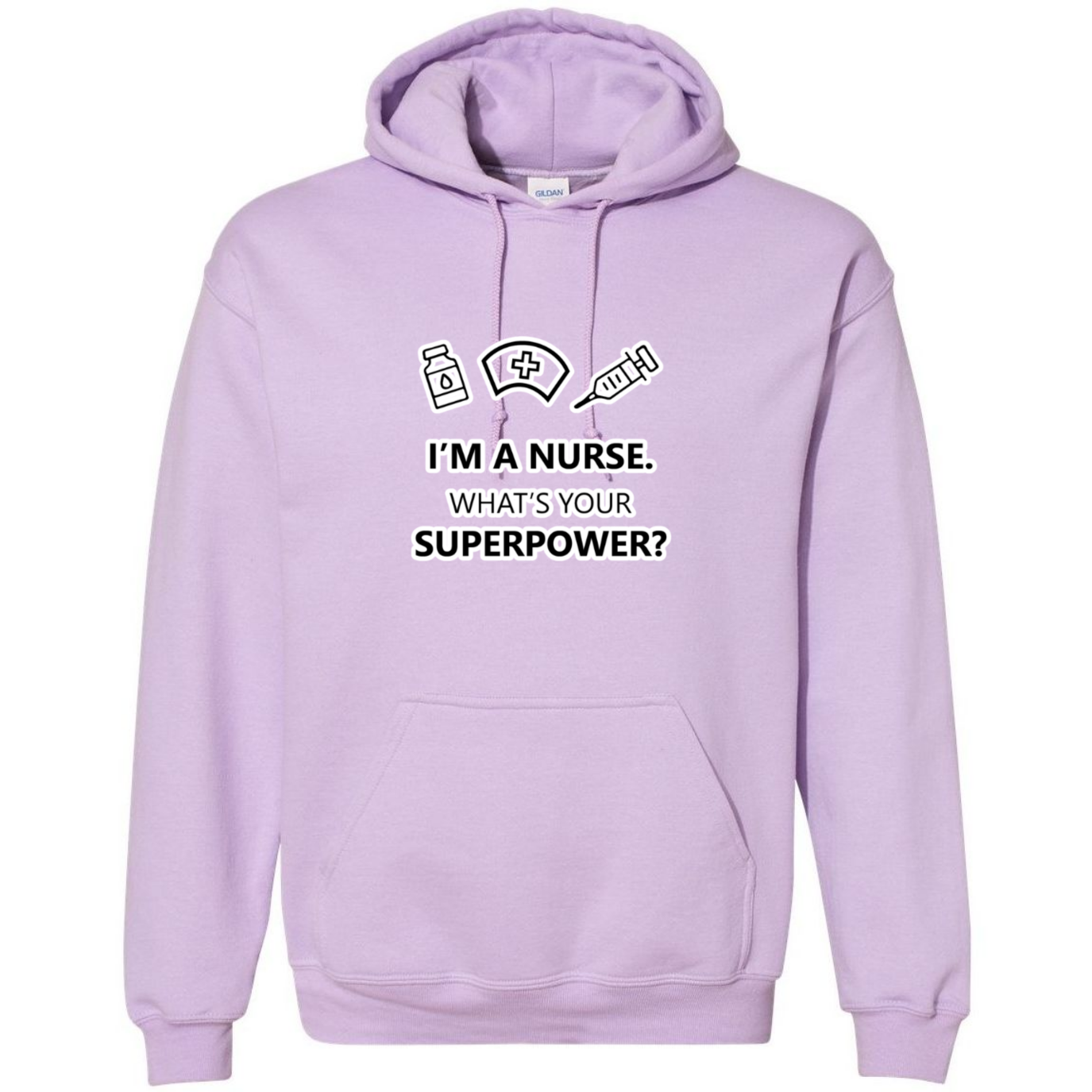 Nurse Superpower Hooded Sweatshirt