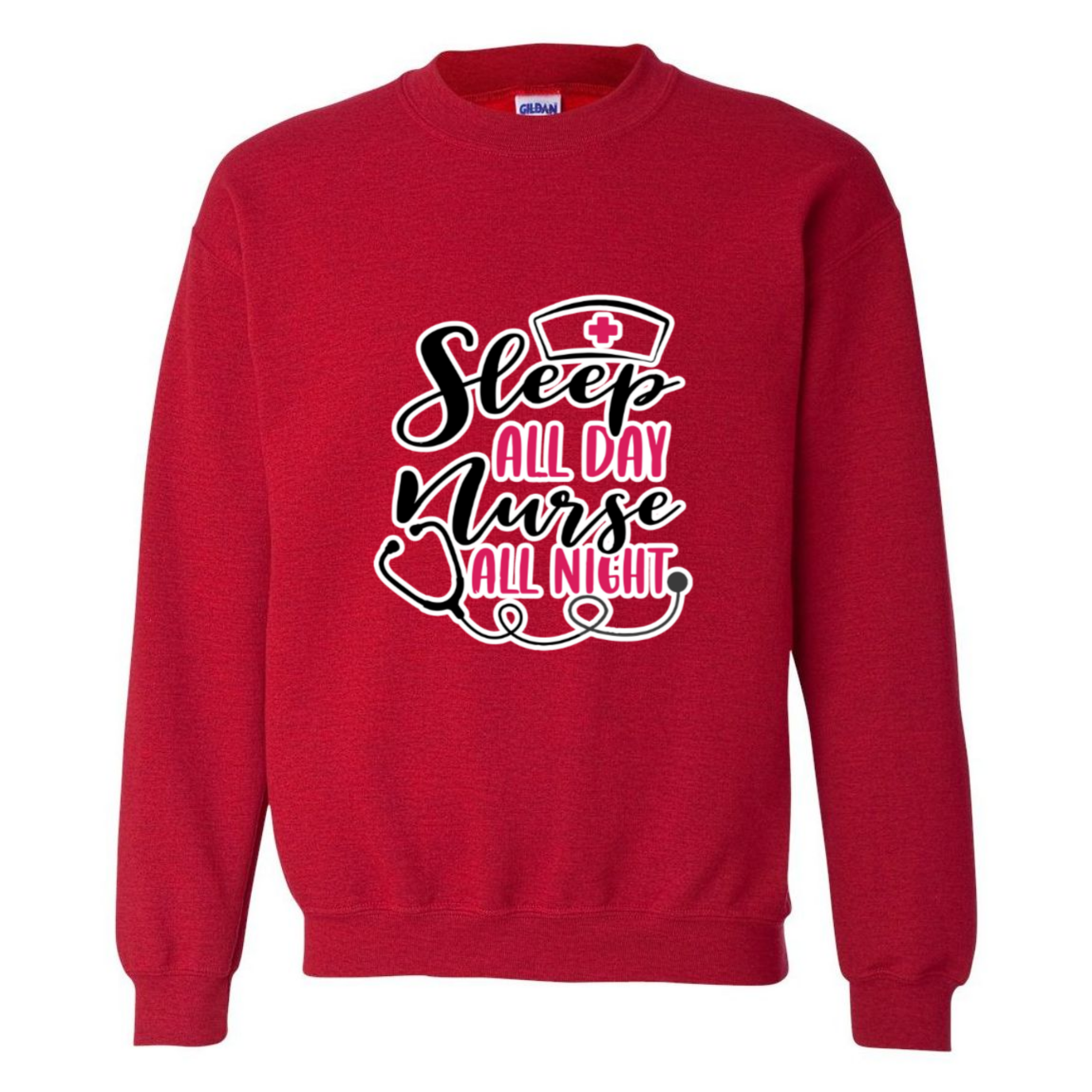 Nurse All Night Crewneck Sweatshirt
