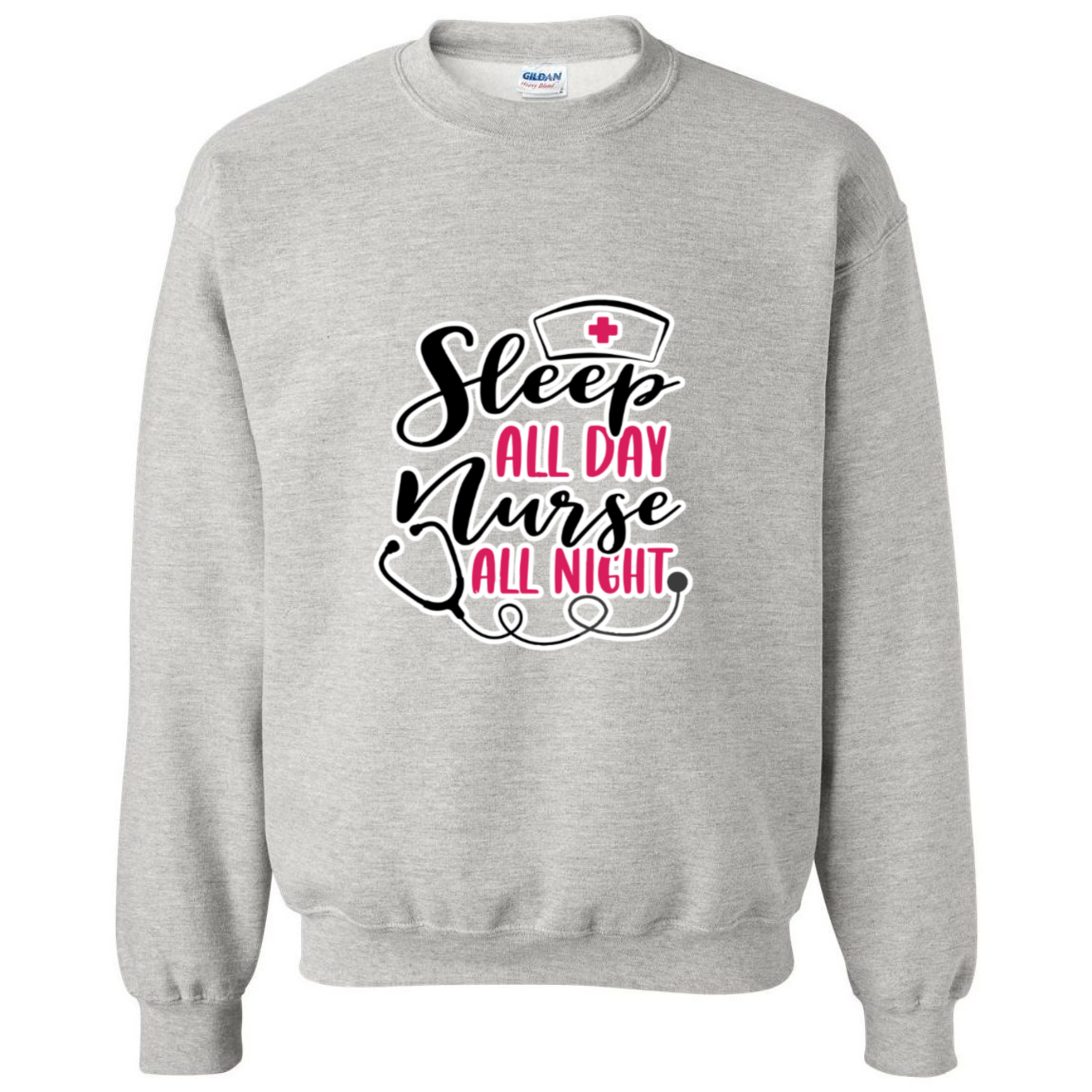 Nurse All Night Crewneck Sweatshirt