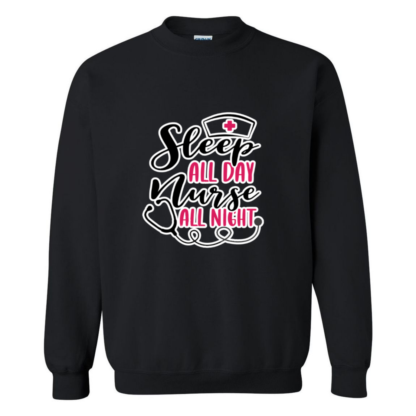 Nurse All Night Crewneck Sweatshirt