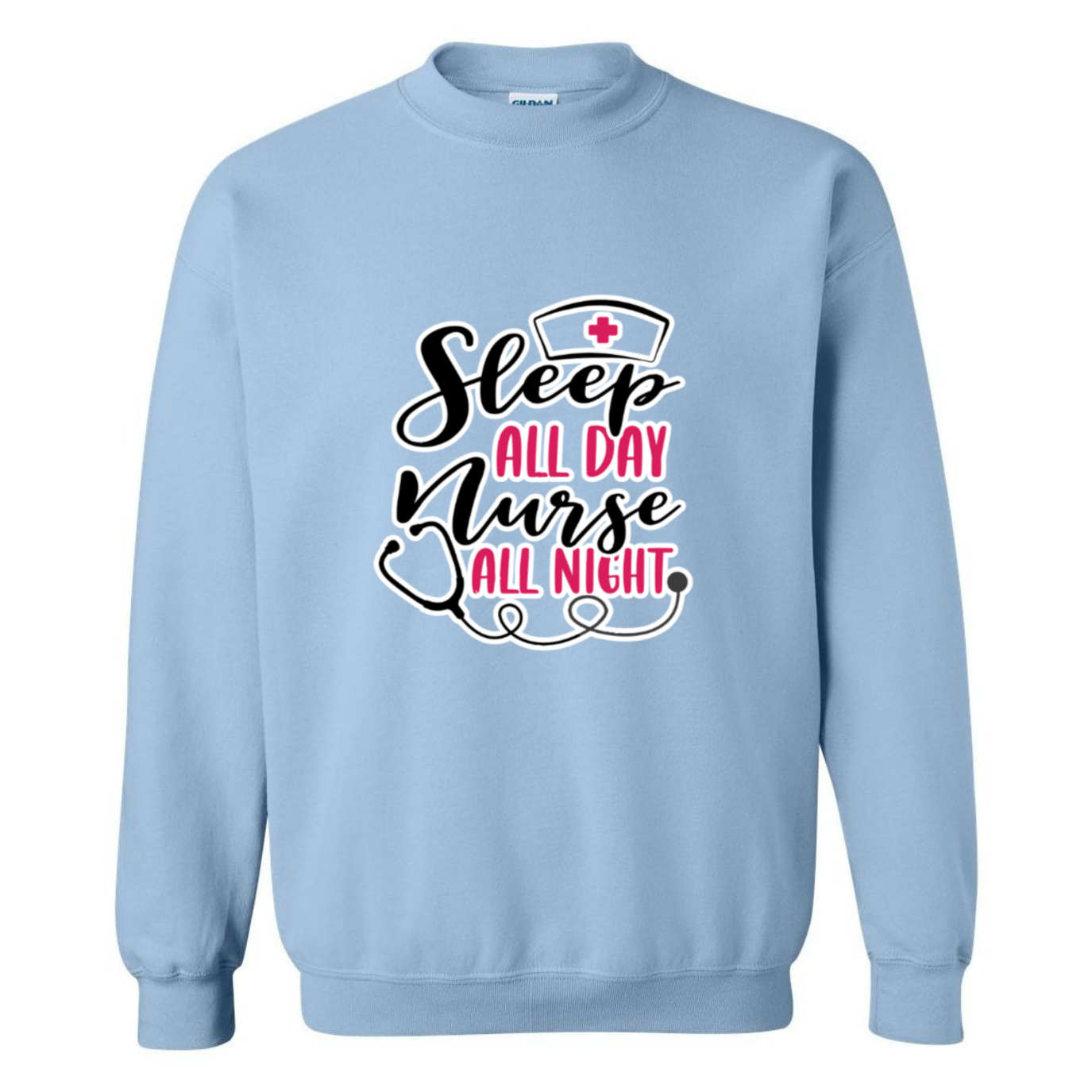 Nurse All Night Crewneck Sweatshirt