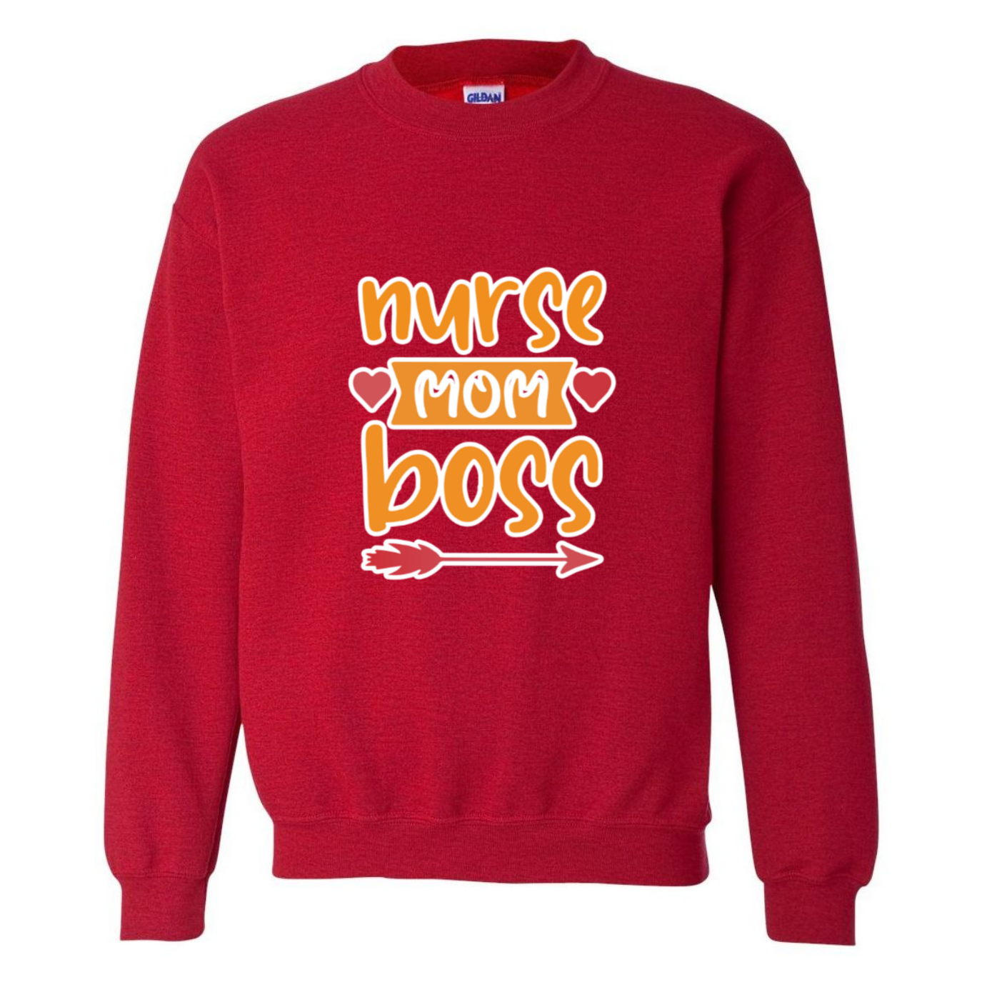 Nurse, Mom, Boss Crewneck Sweatshirt
