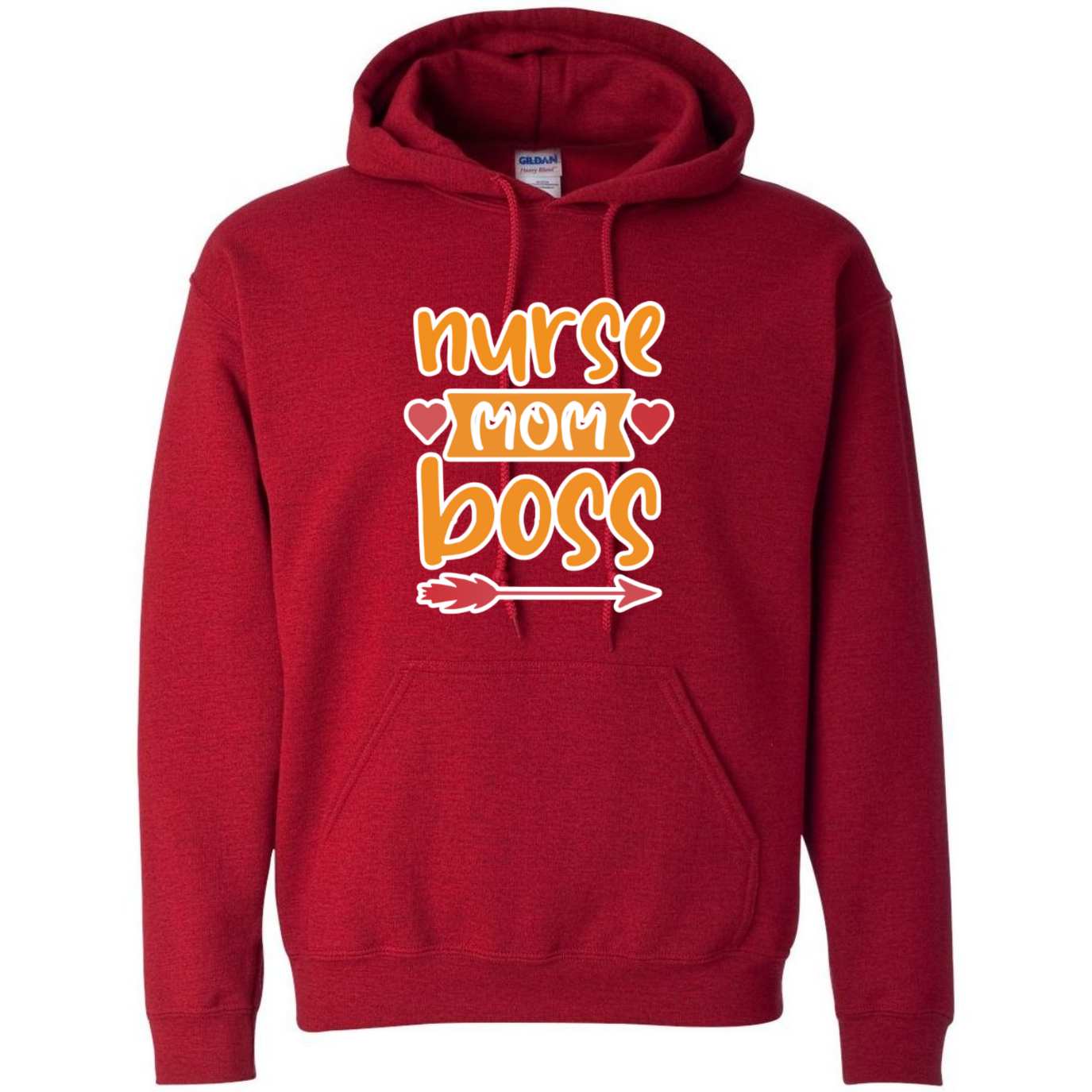 Nurse, Mom, Boss Hooded Sweatshirt