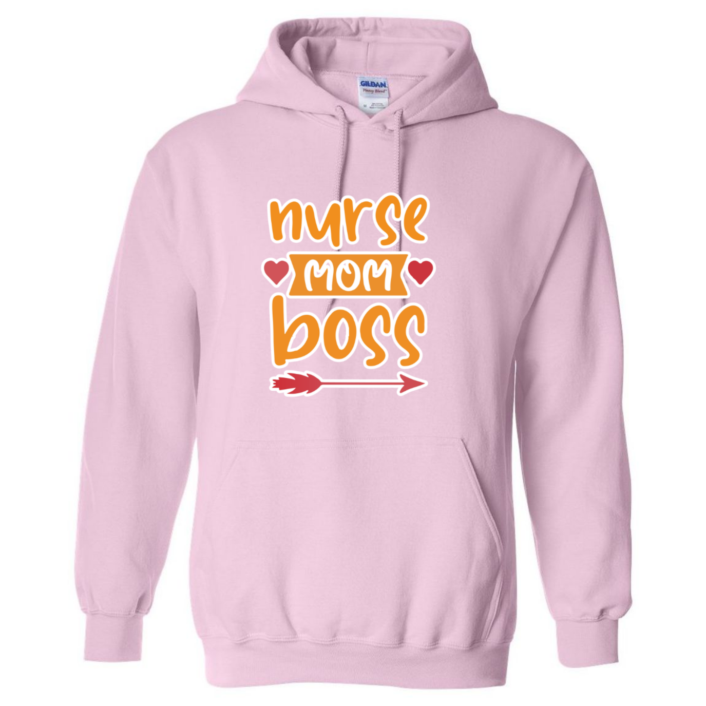 Nurse, Mom, Boss Hooded Sweatshirt