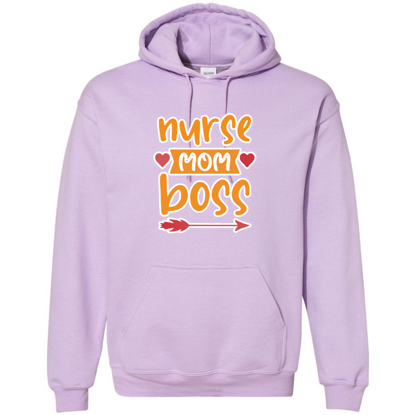Nurse, Mom, Boss Hooded Sweatshirt