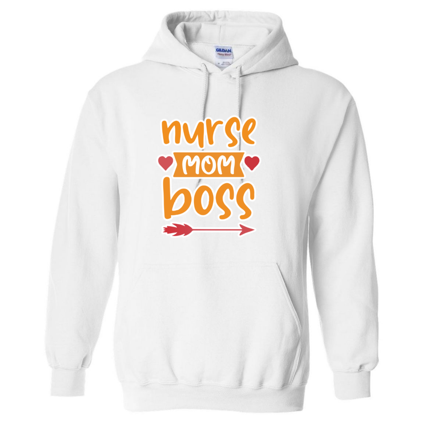 Nurse, Mom, Boss Hooded Sweatshirt