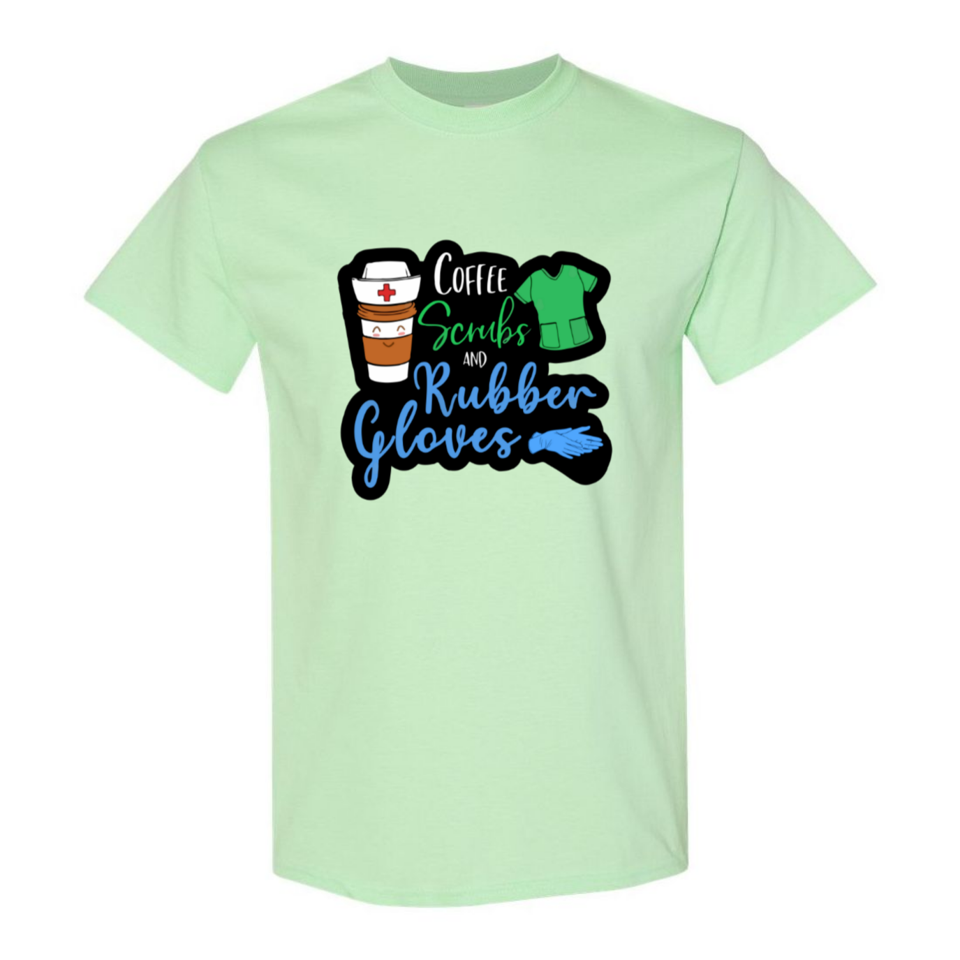 Coffee, Scrubs, Rubber Gloves T-Shirt