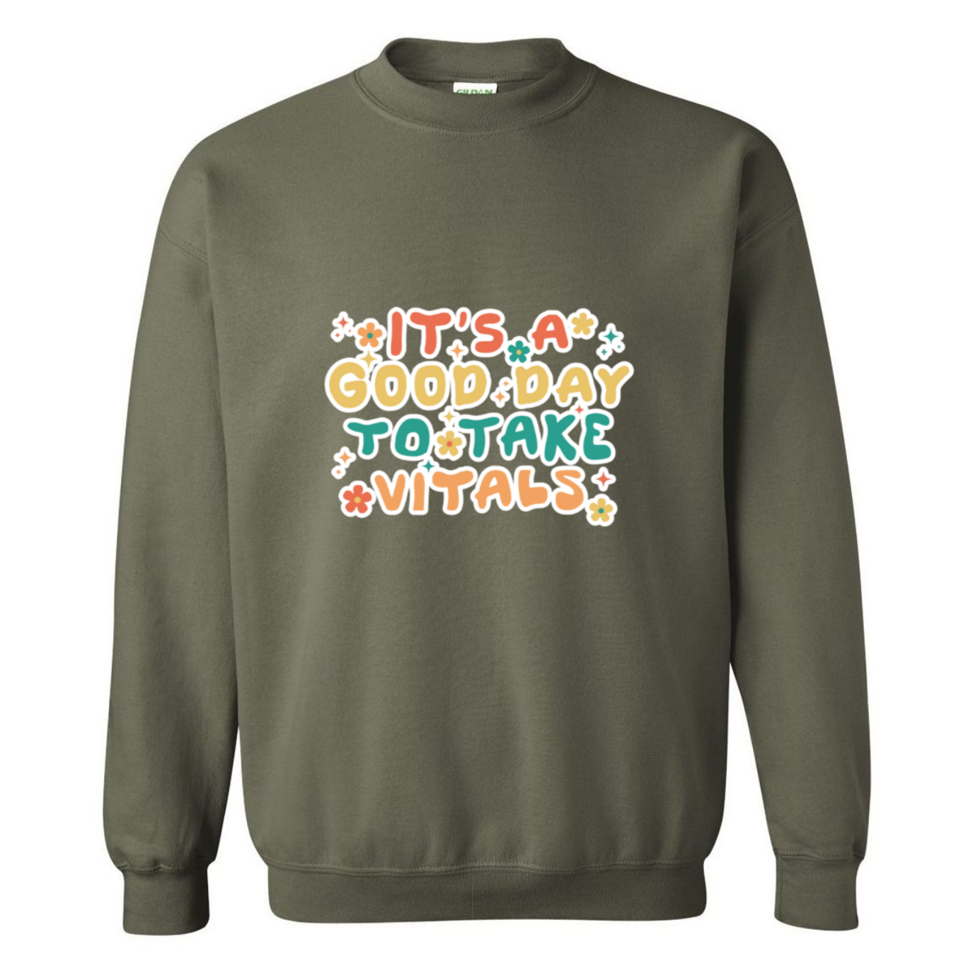 Good Day For Vitals Crewneck Sweatshirt