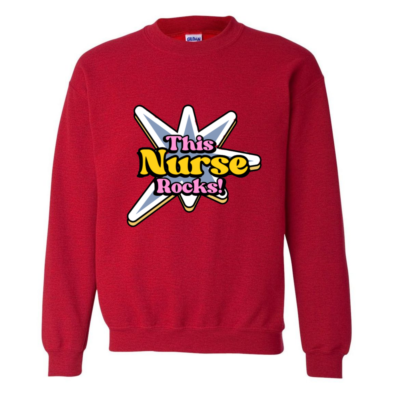 This Nurse Rocks Crewneck Sweatshirt