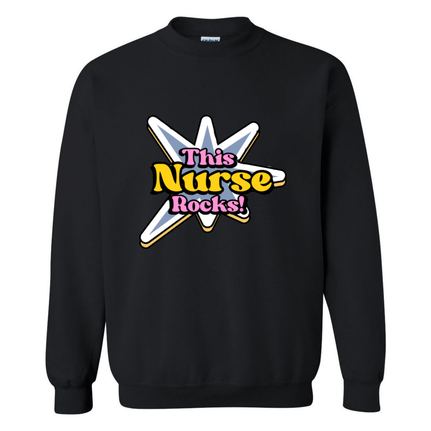 This Nurse Rocks Crewneck Sweatshirt