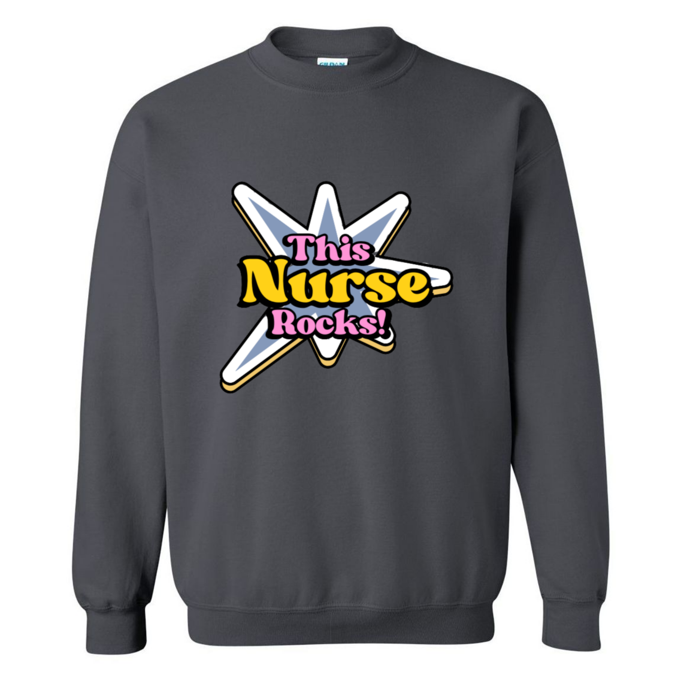 This Nurse Rocks Crewneck Sweatshirt