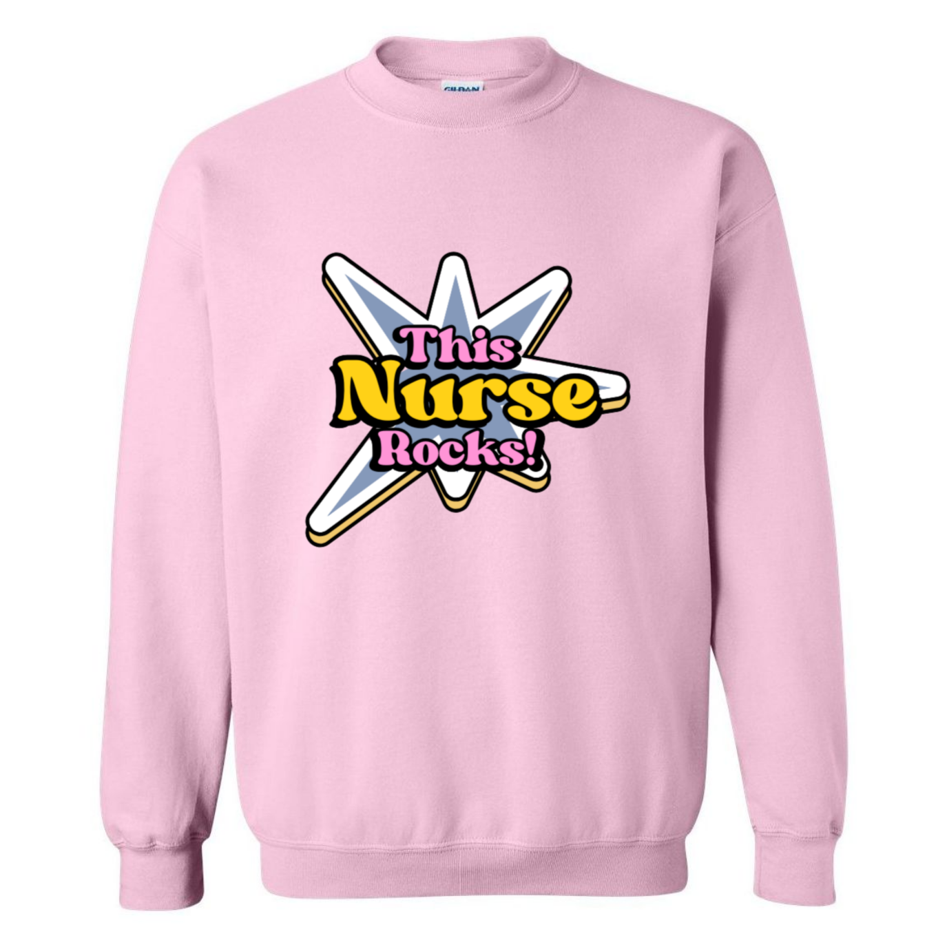 This Nurse Rocks Crewneck Sweatshirt