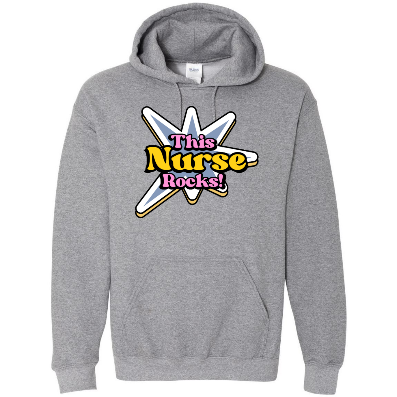 This Nurse Rocks Hooded Sweatshirt