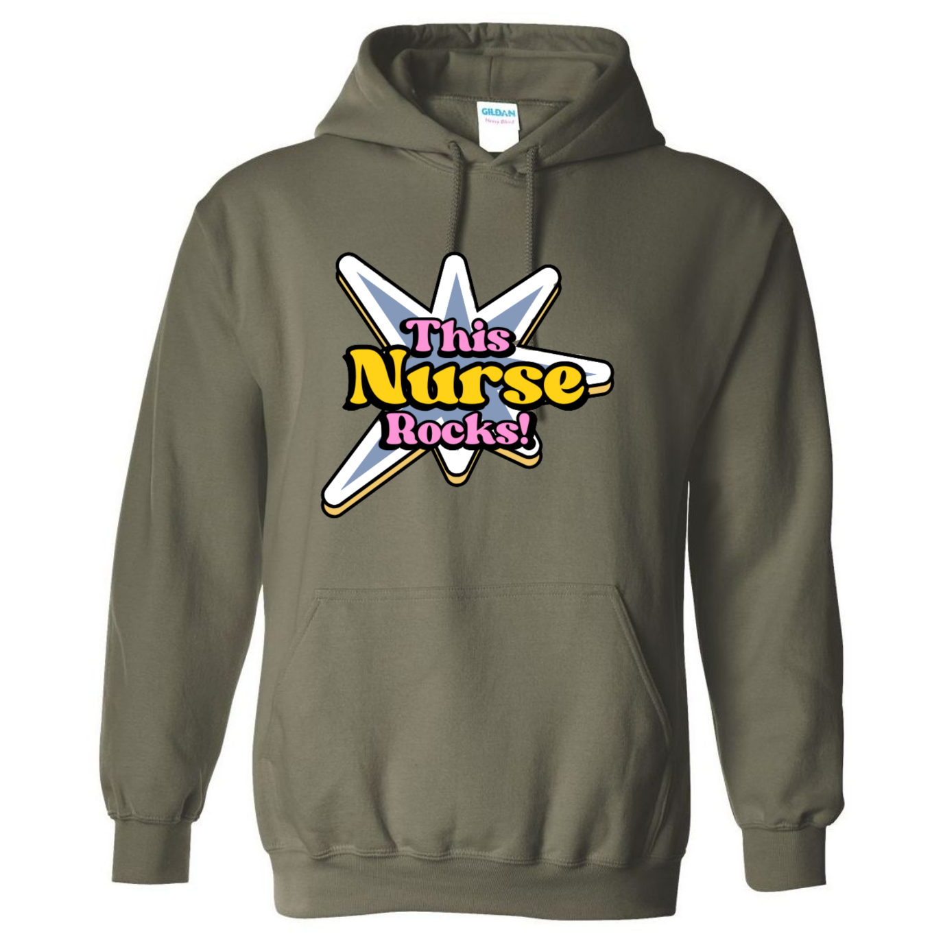 This Nurse Rocks Hooded Sweatshirt