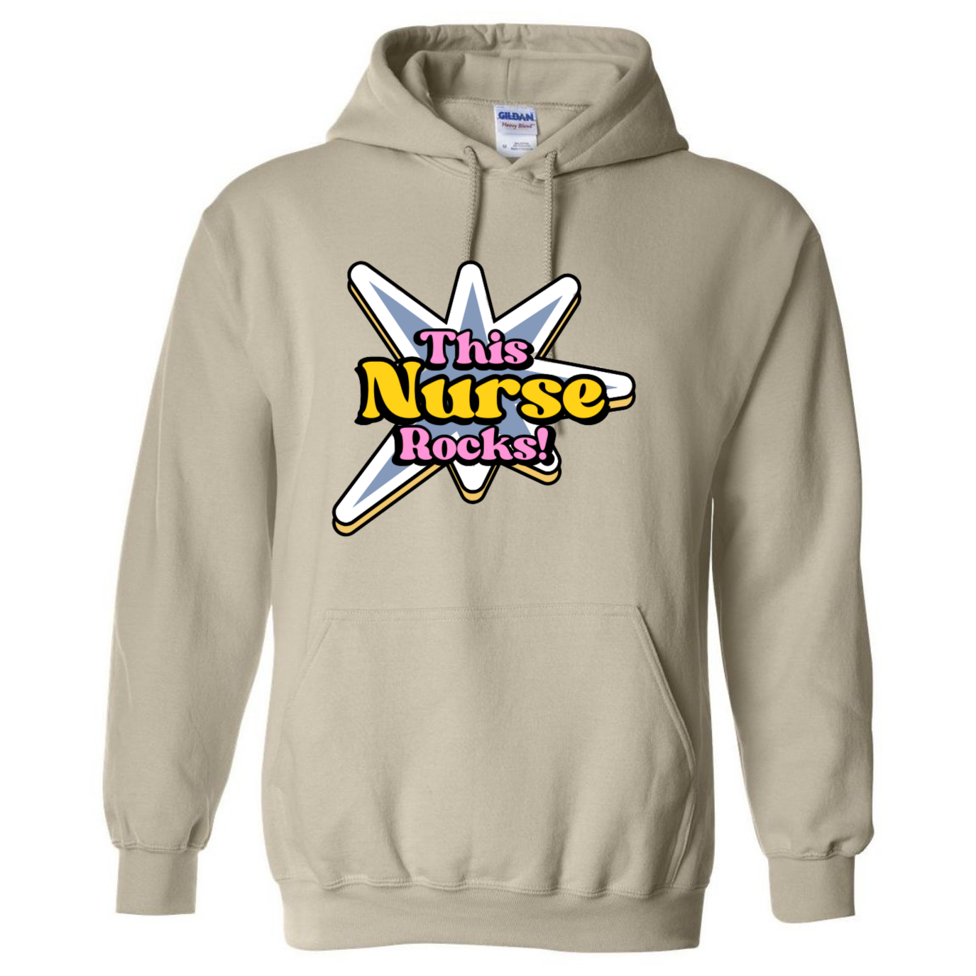 This Nurse Rocks Hooded Sweatshirt