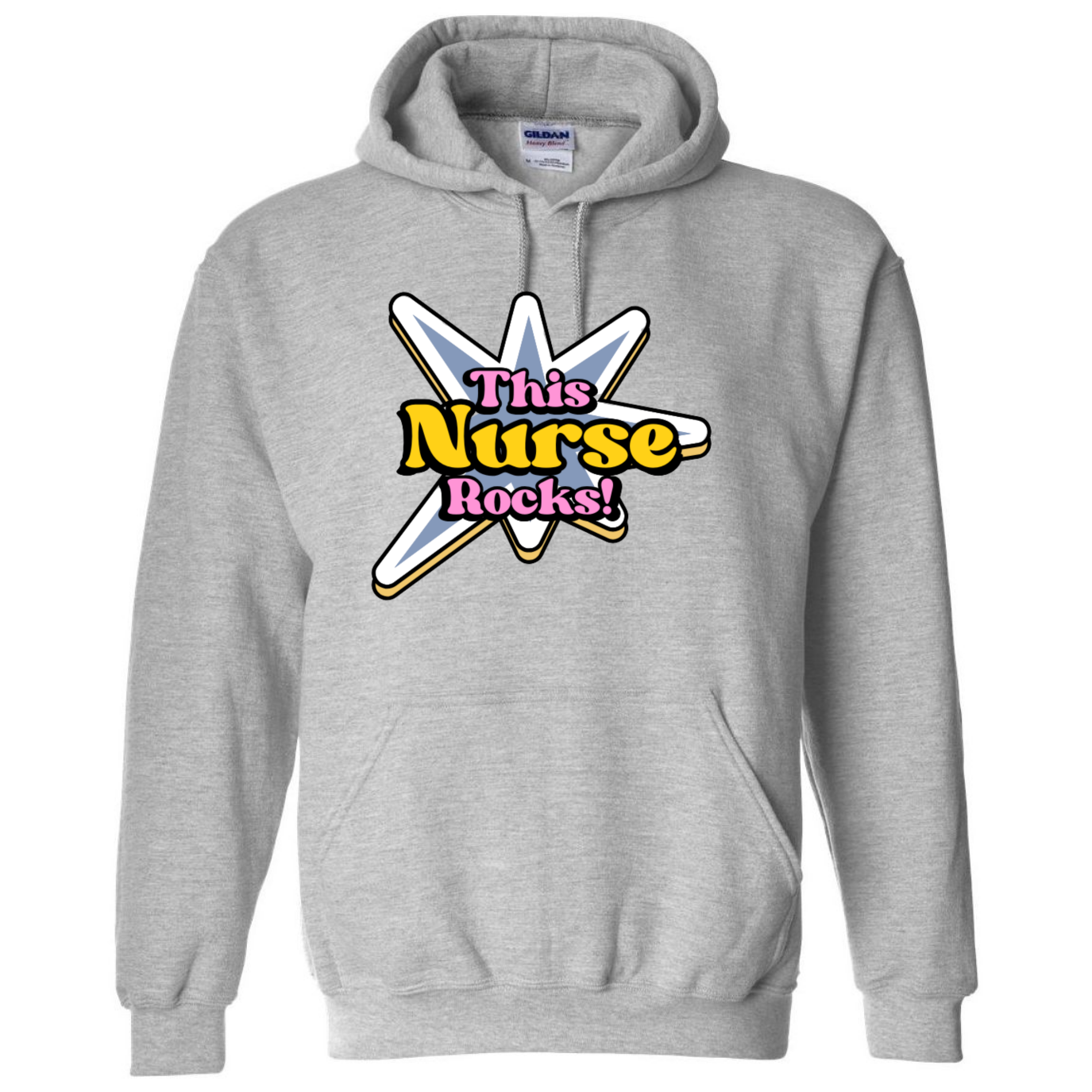 This Nurse Rocks Hooded Sweatshirt