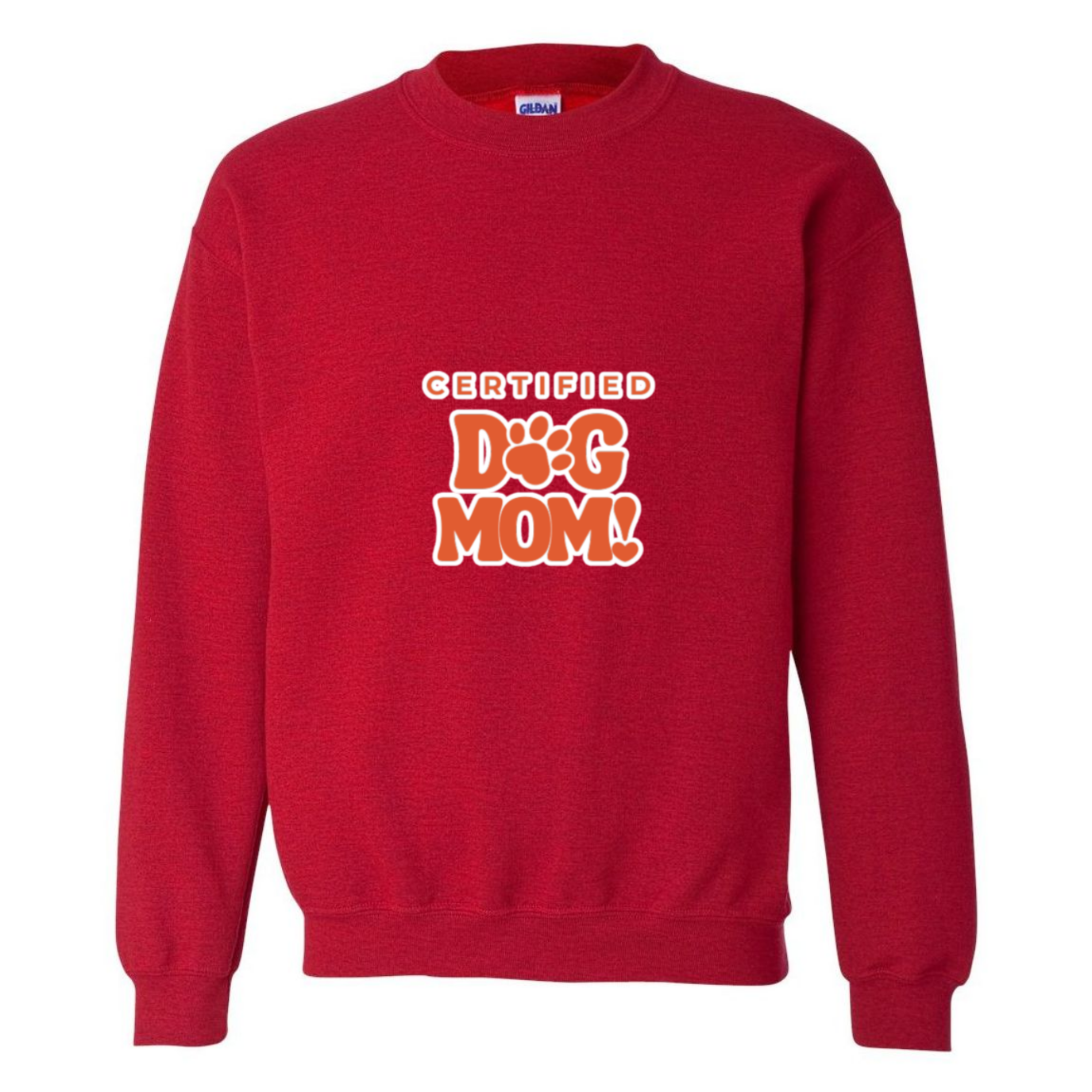 Certified Dog Mom Crewneck Sweatshirt