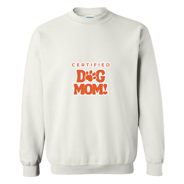 Certified Dog Mom Crewneck Sweatshirt