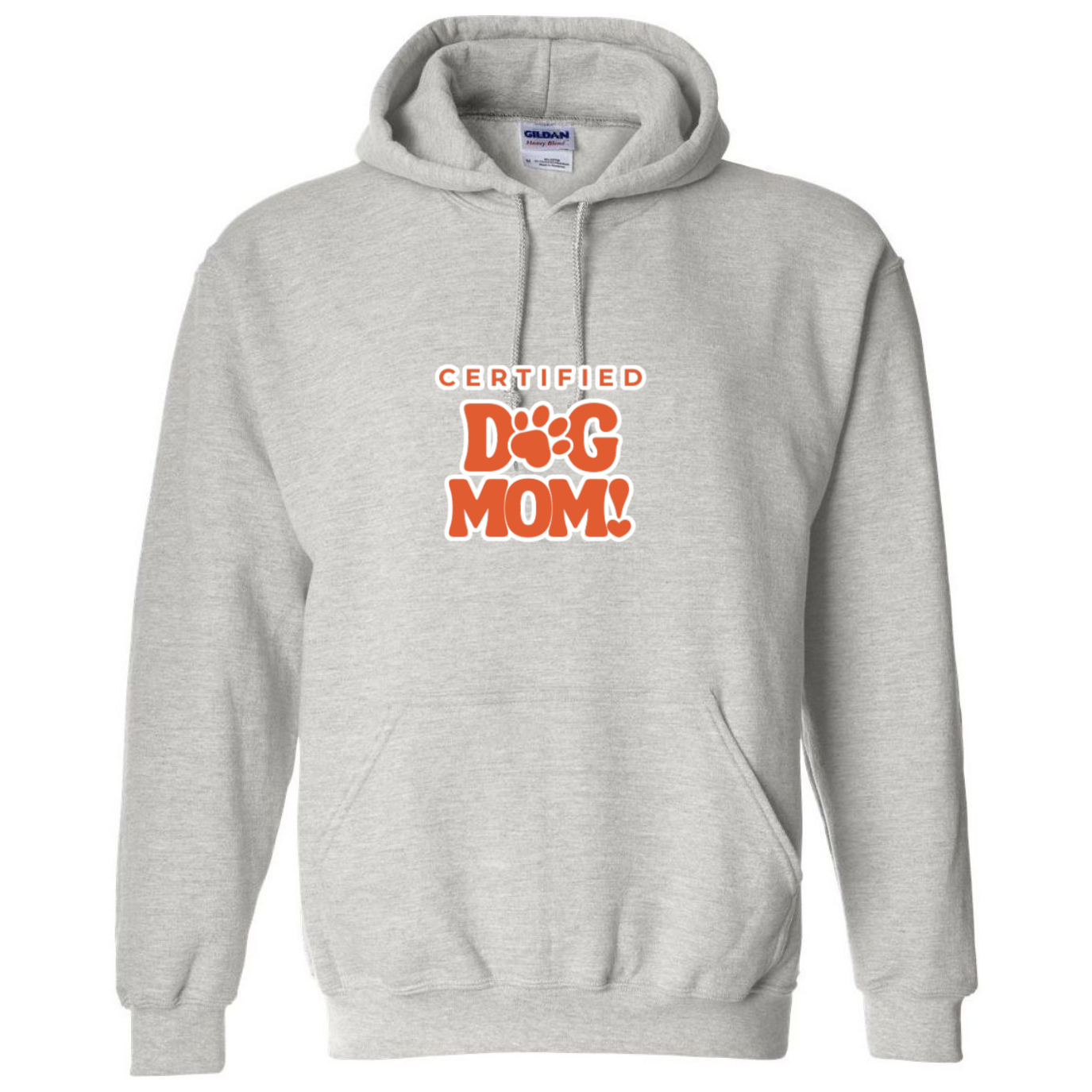 Certified Dog Mom Hooded Sweatshirt