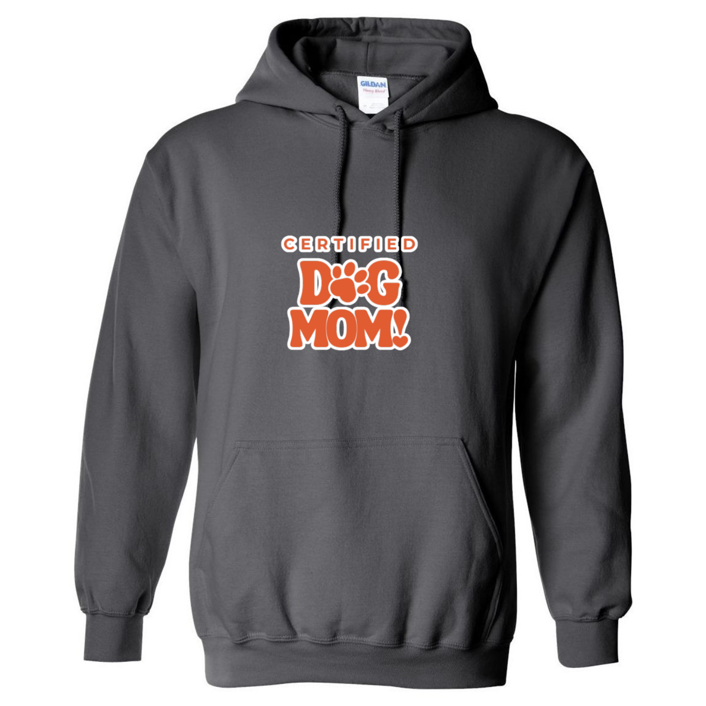 Certified Dog Mom Hooded Sweatshirt