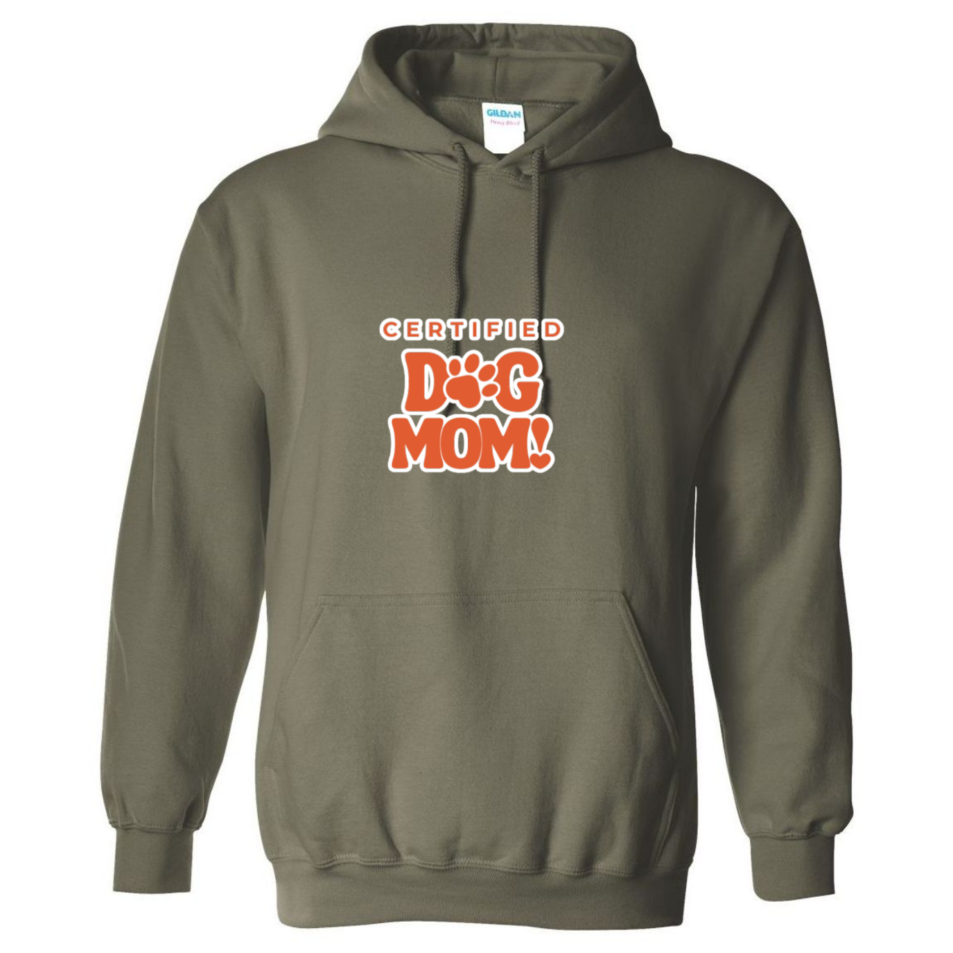 Certified Dog Mom Hooded Sweatshirt