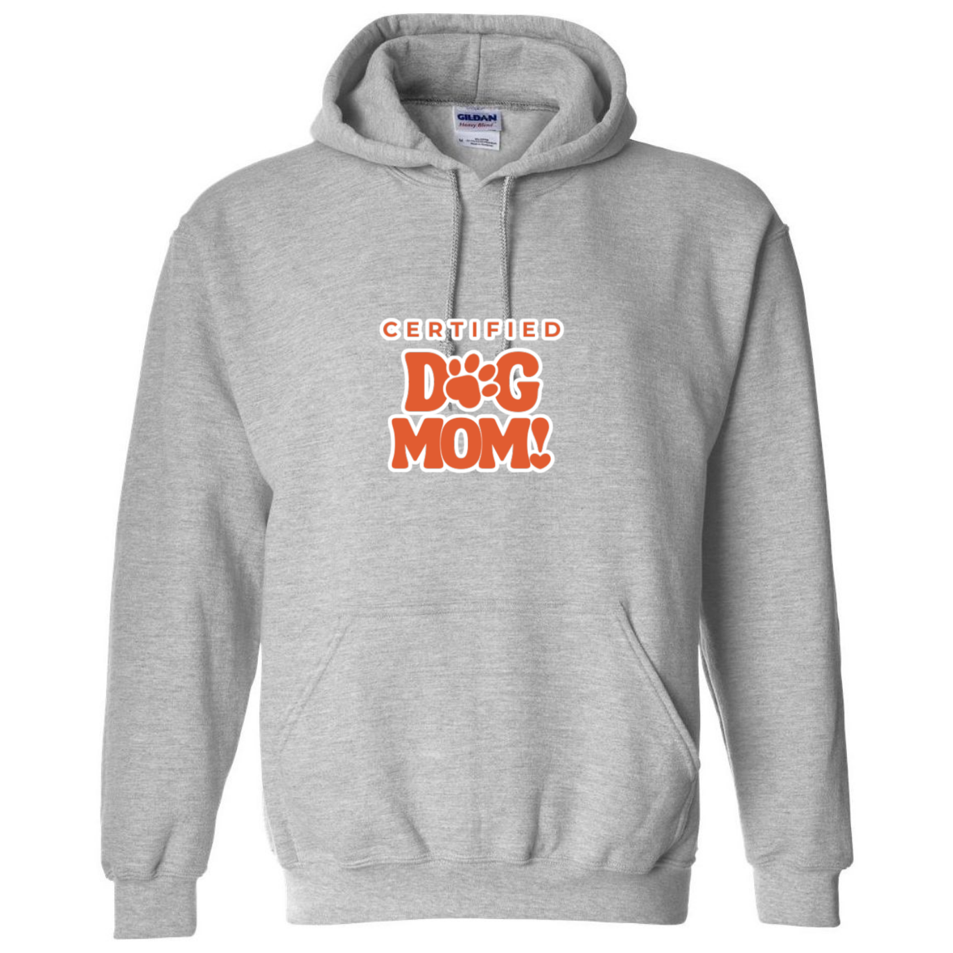 Certified Dog Mom Hooded Sweatshirt