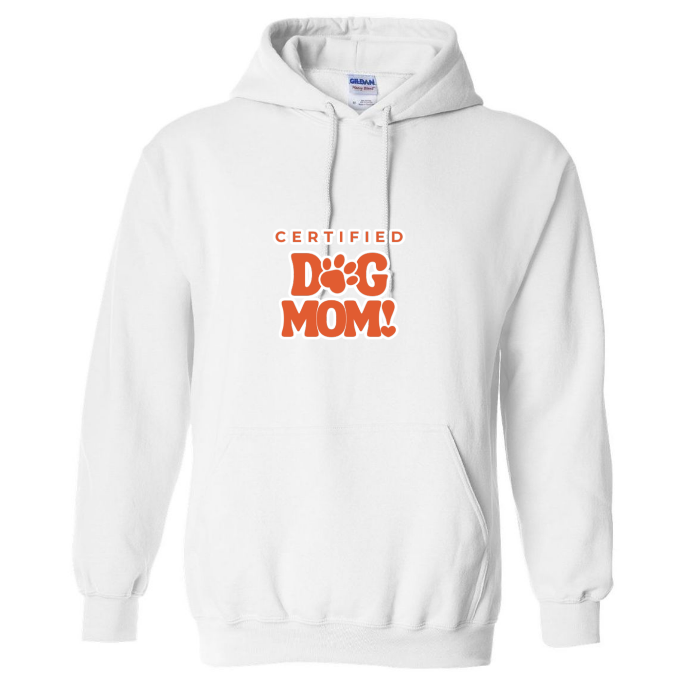 Certified Dog Mom Hooded Sweatshirt